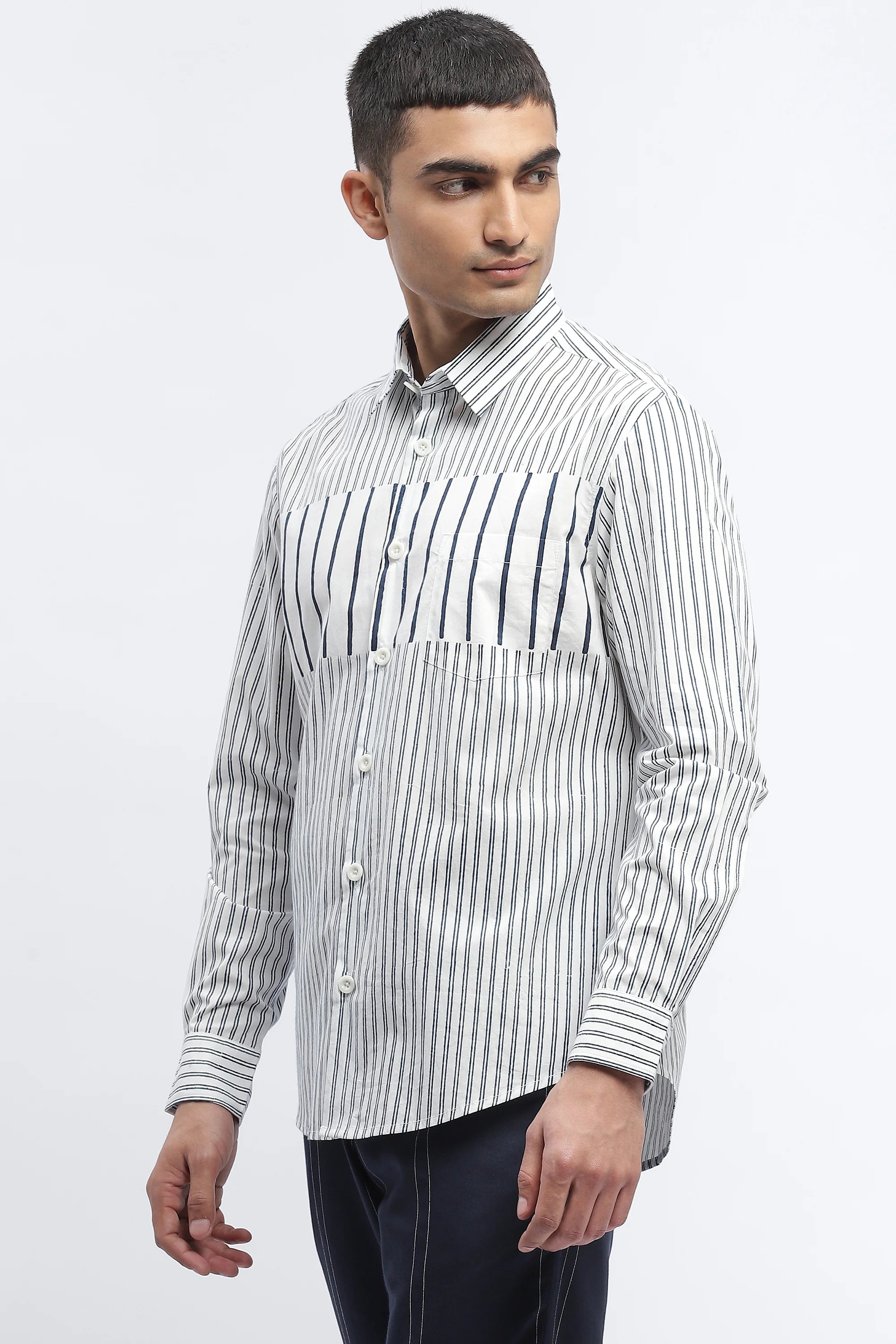 Engineered Blockprint Shirt