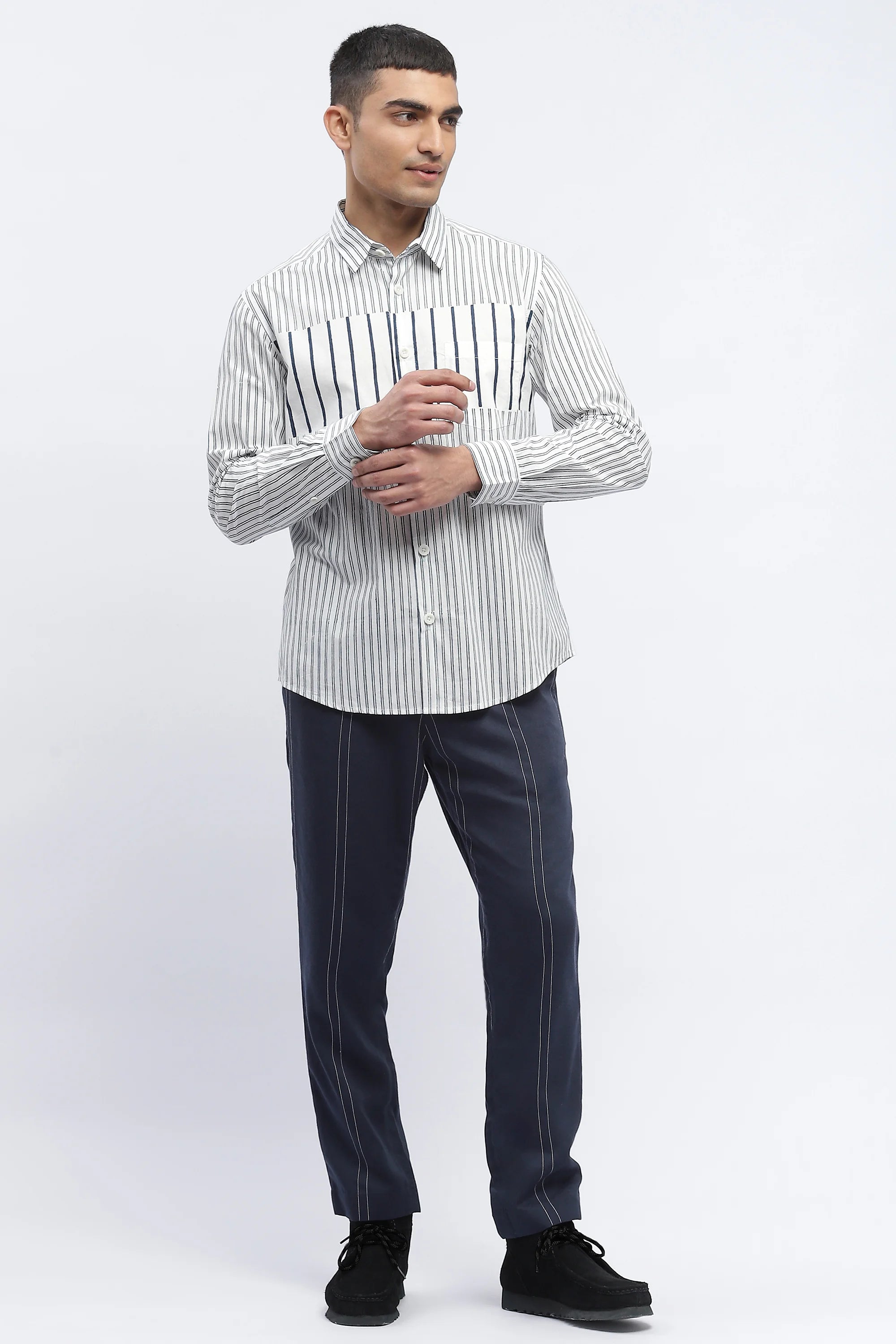 Engineered Blockprint Shirt