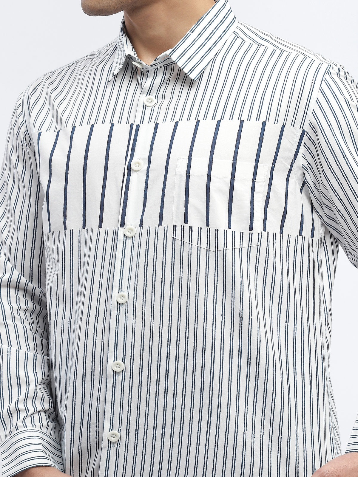 Engineered Blockprint Shirt