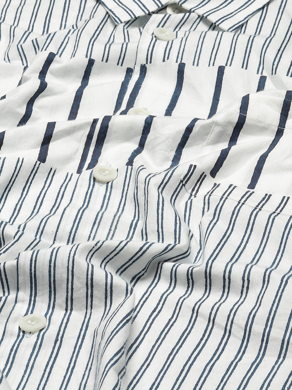 Engineered Blockprint Shirt
