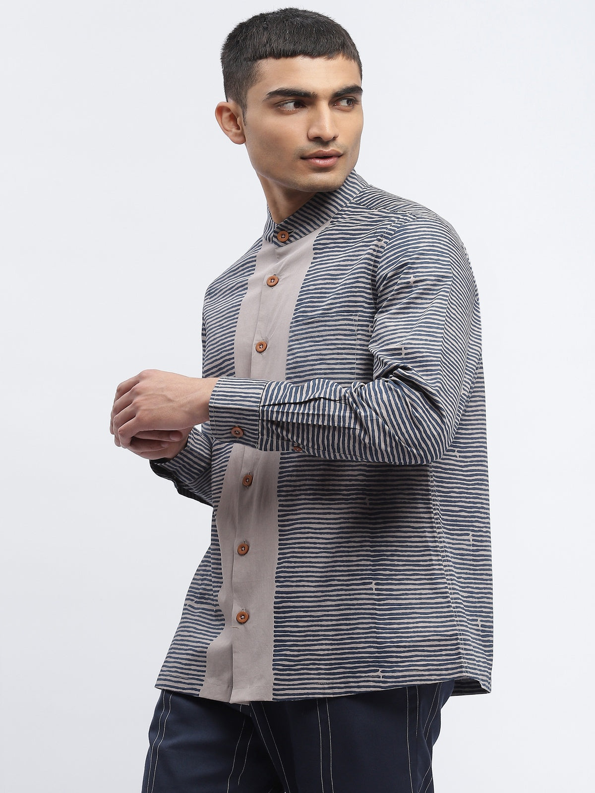 Engineered Blockprint Shirt