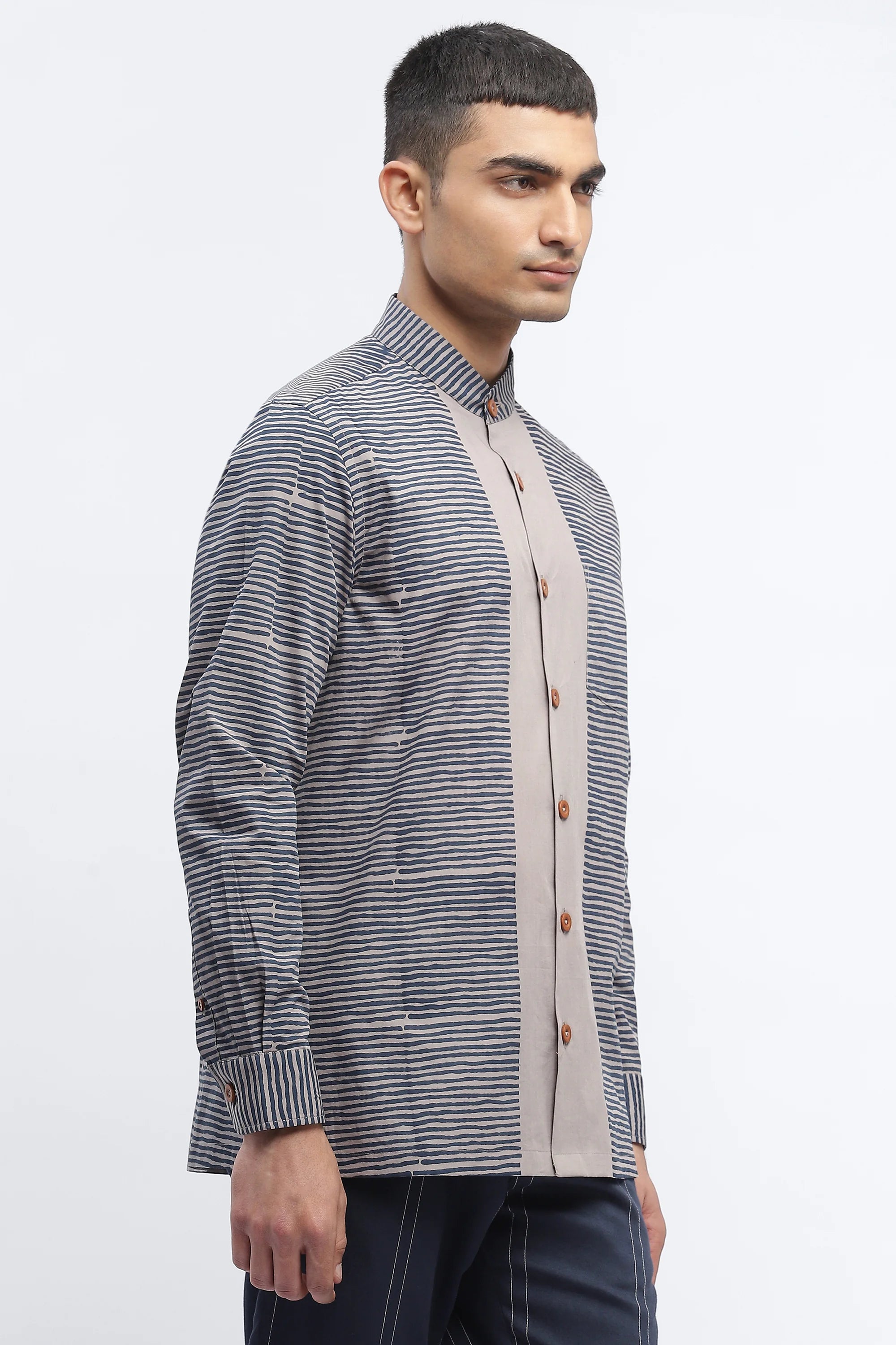 Engineered Blockprint Shirt