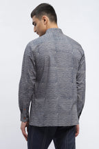 Engineered Blockprint Shirt