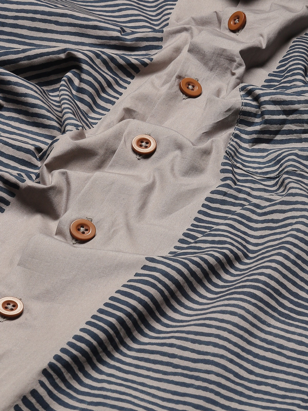 Engineered Blockprint Shirt