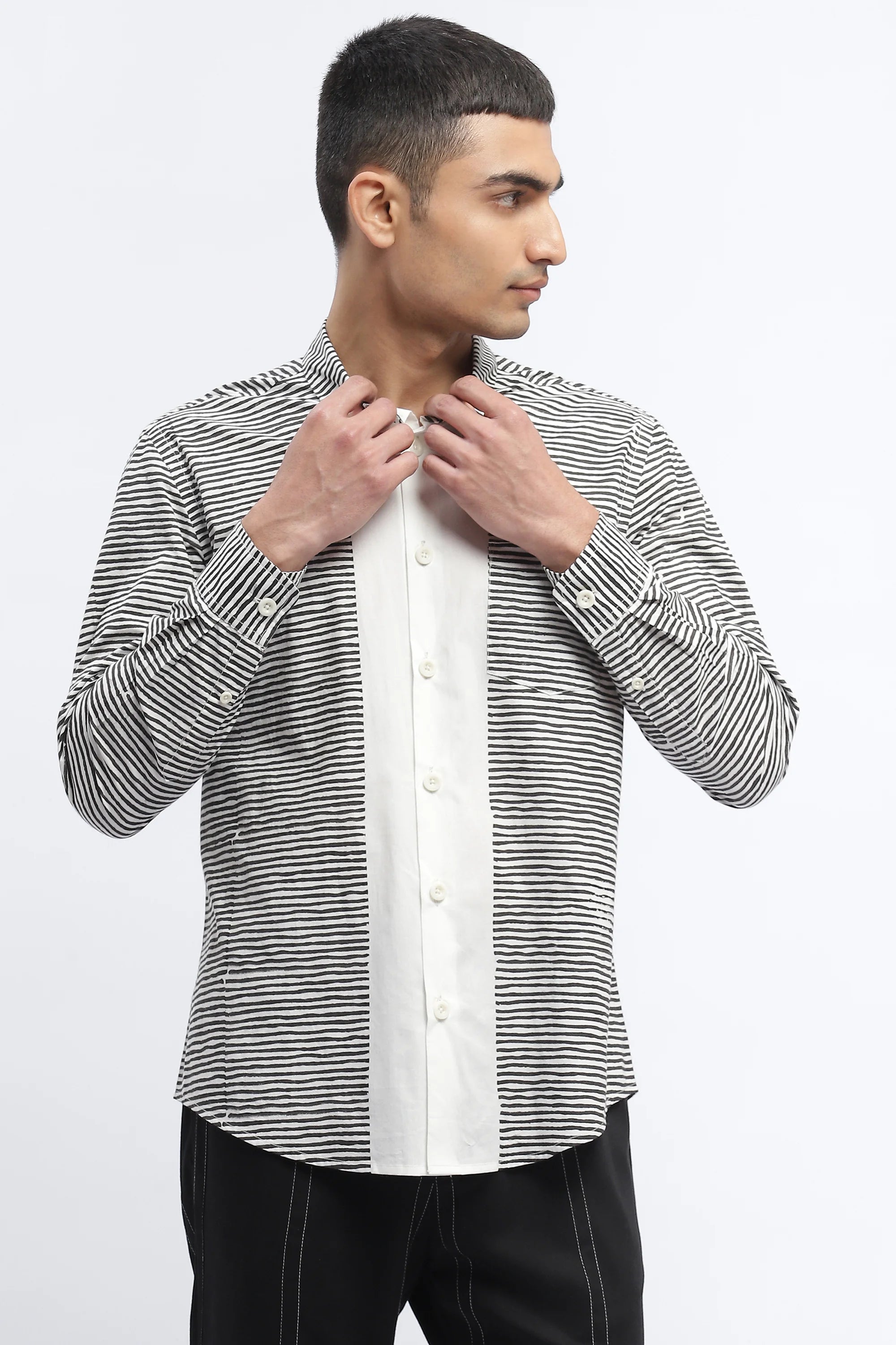 Engineered Blockprint Shirt