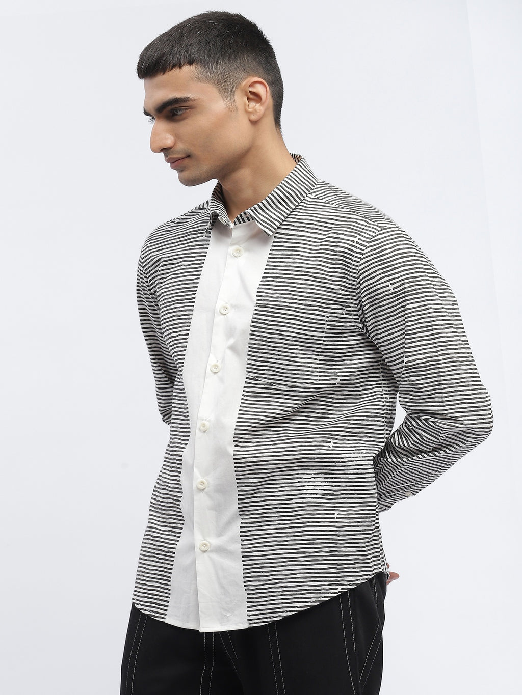 Engineered Blockprint Shirt