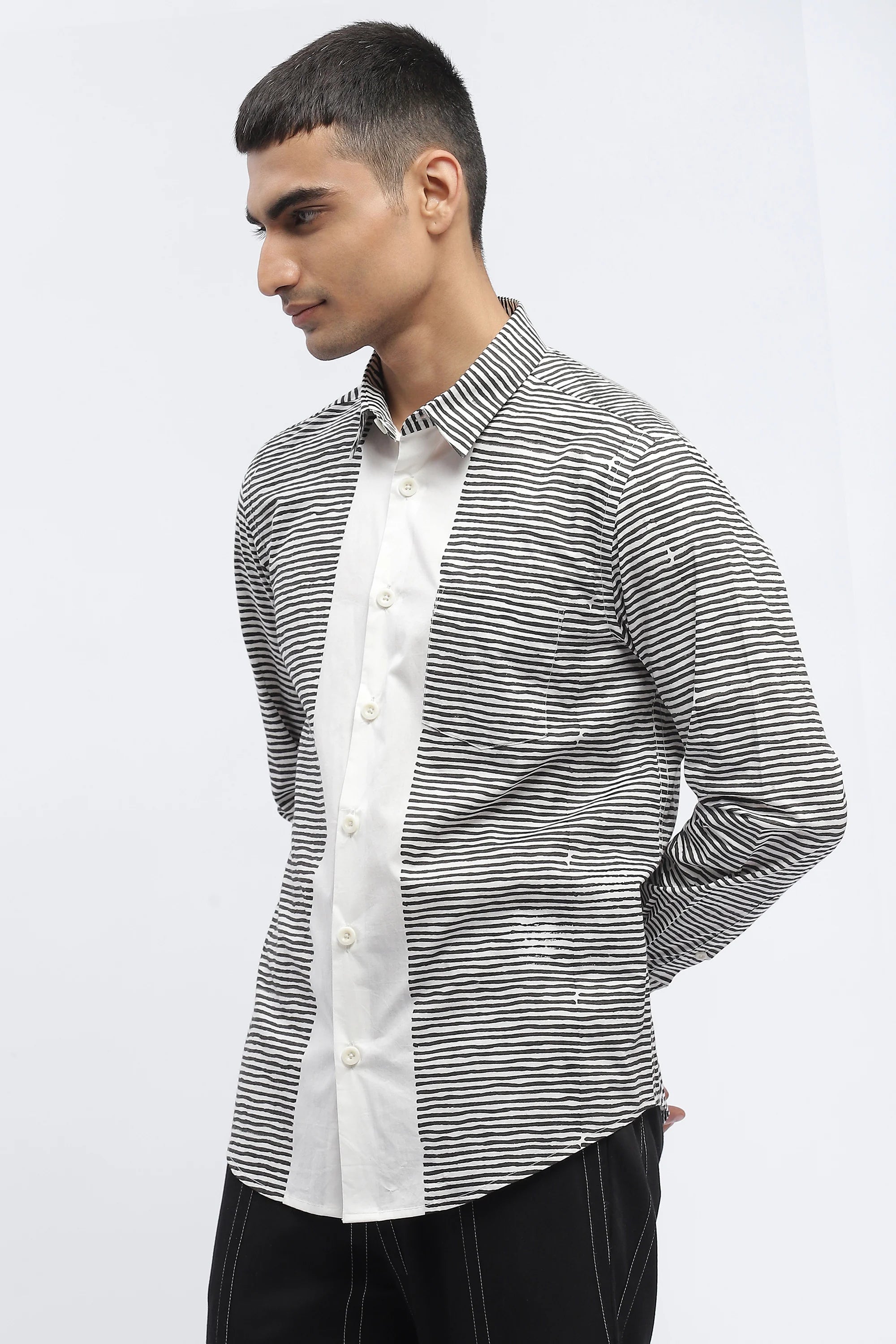 Engineered Blockprint Shirt