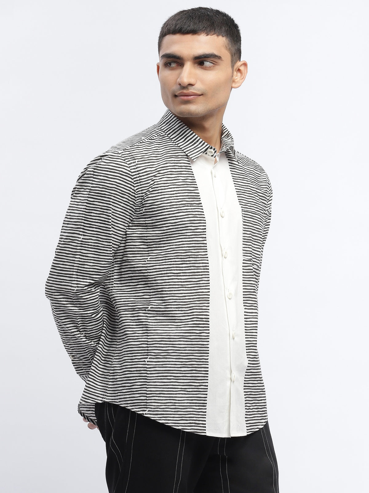 Engineered Blockprint Shirt
