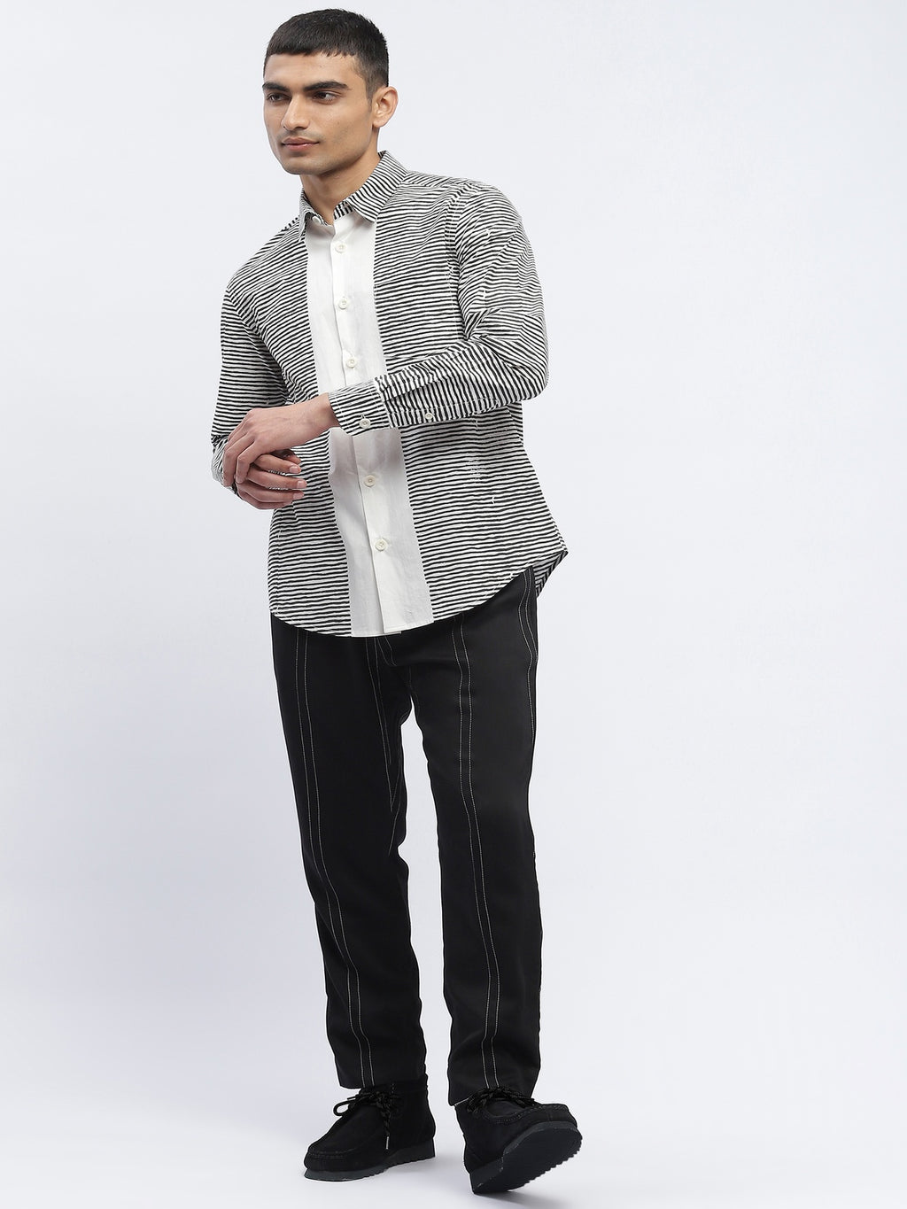 Engineered Blockprint Shirt