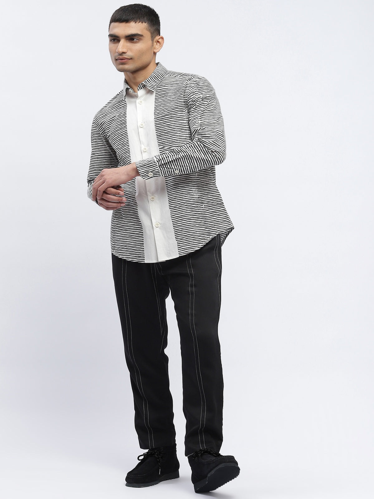 Engineered Blockprint Shirt