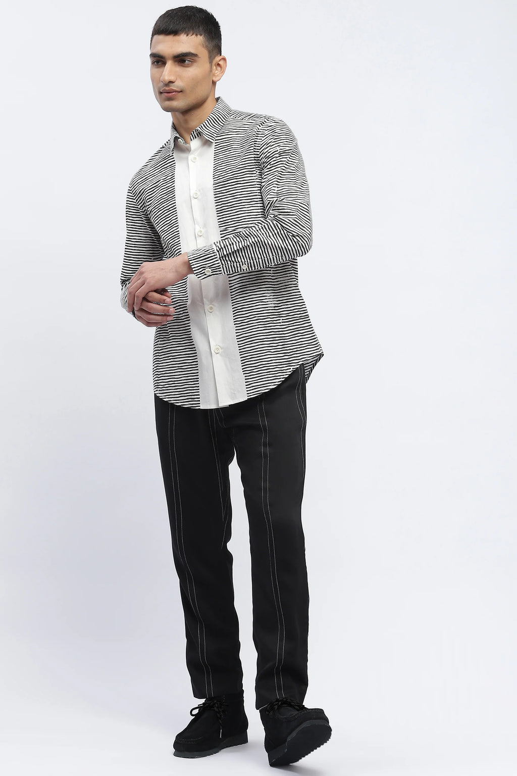 Engineered Blockprint Shirt