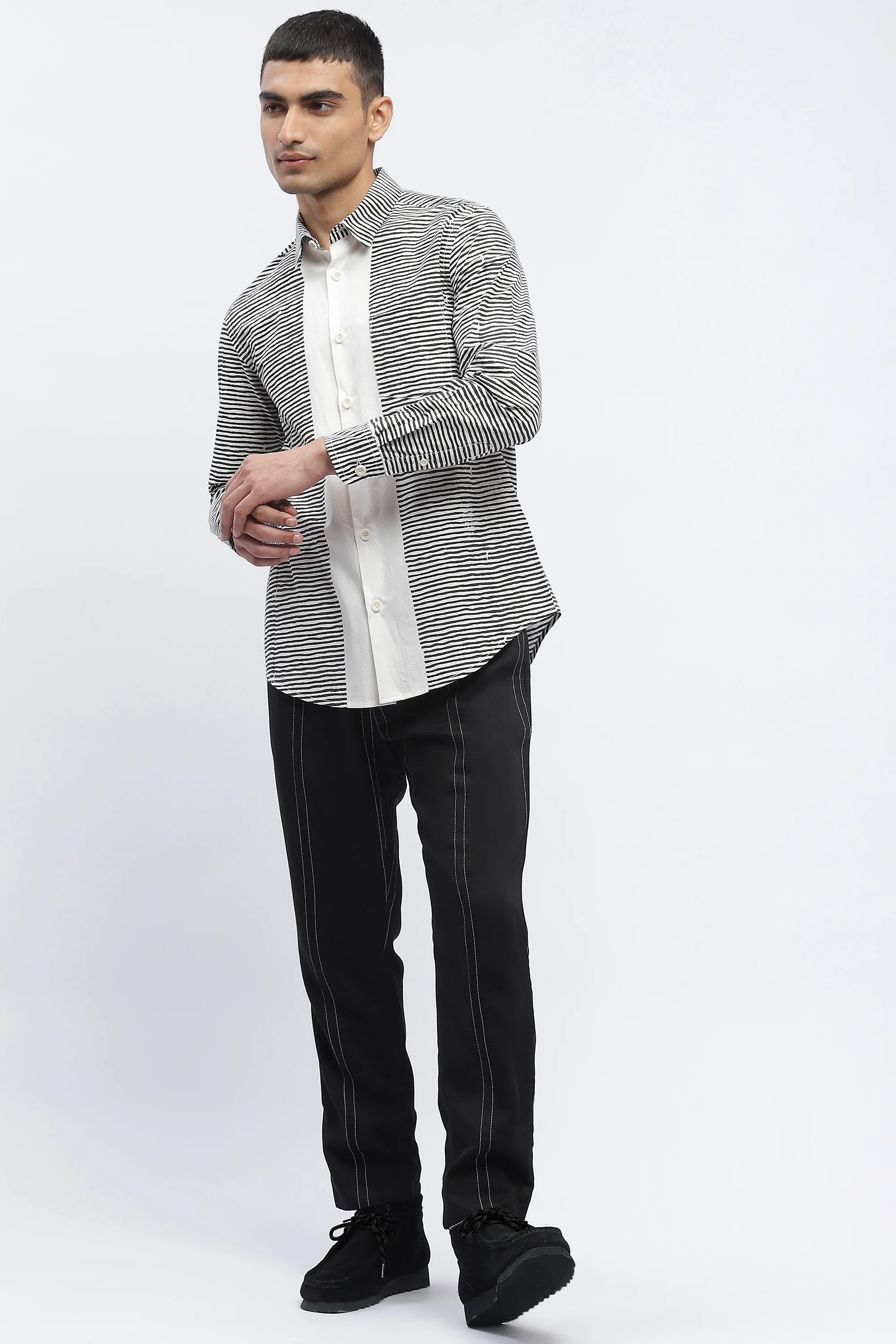 Engineered Blockprint Shirt