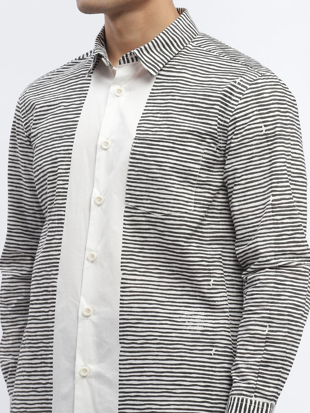 Engineered Blockprint Shirt