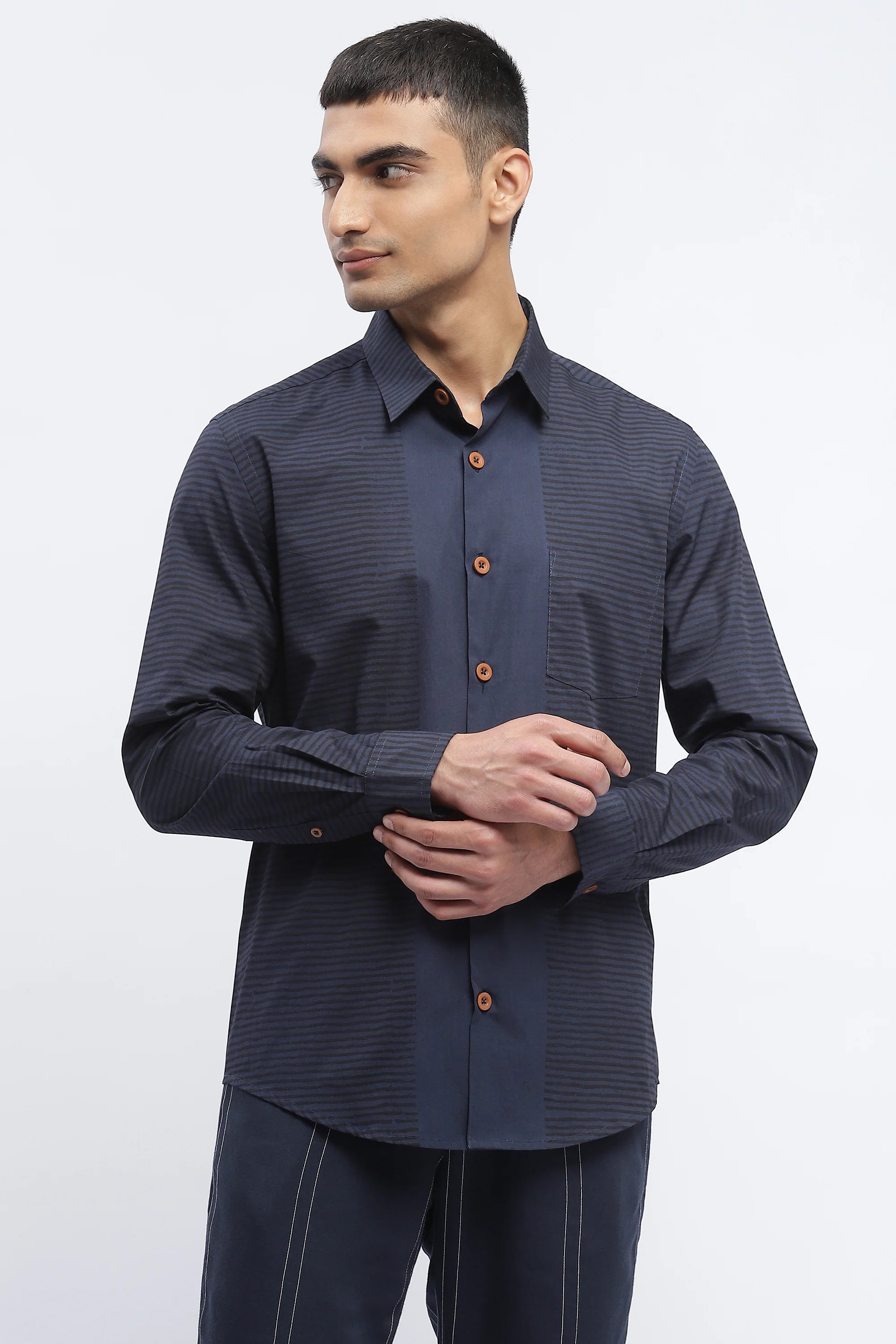 Engineered Blockprint Shirt