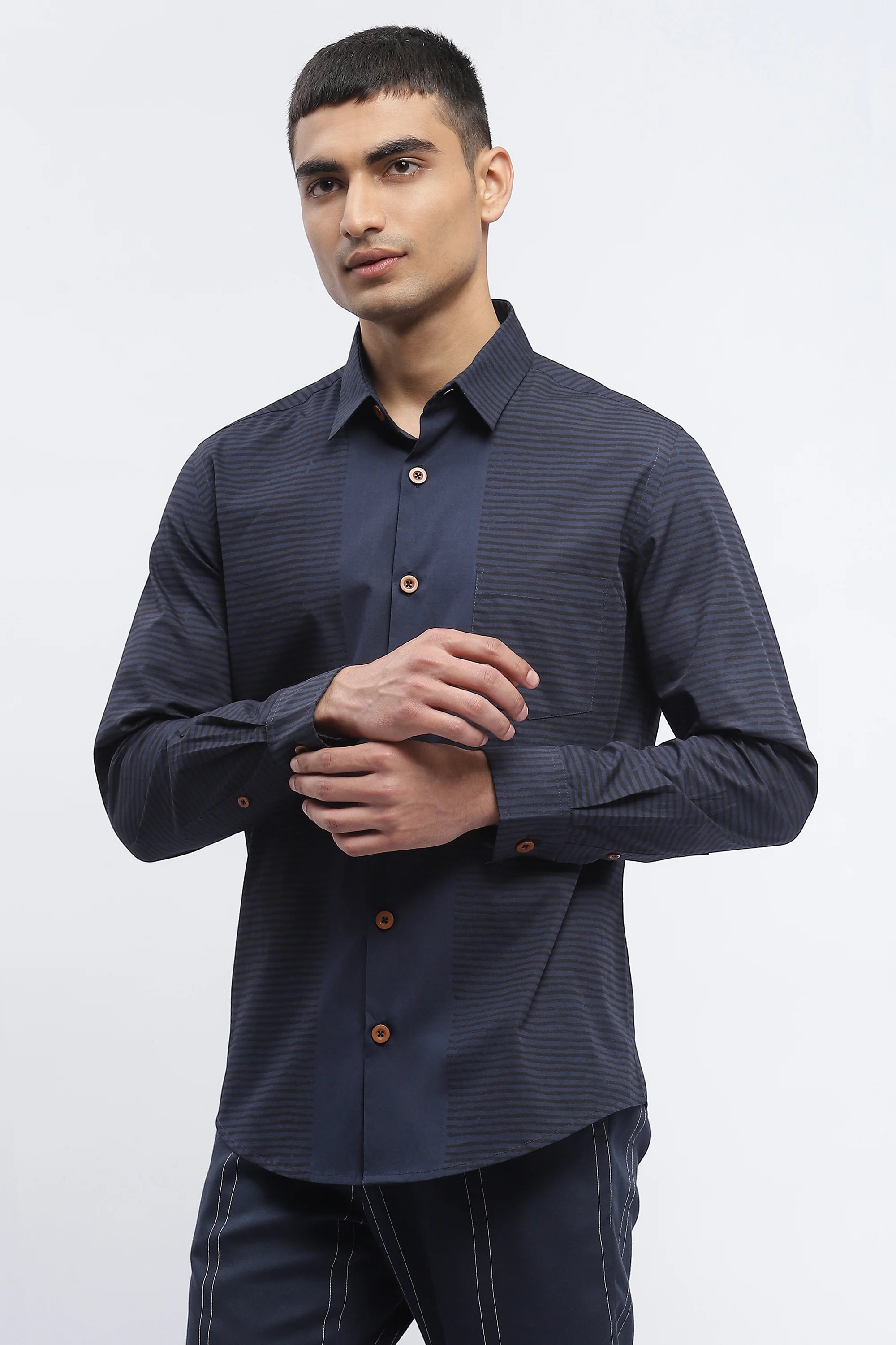 Engineered Blockprint Shirt