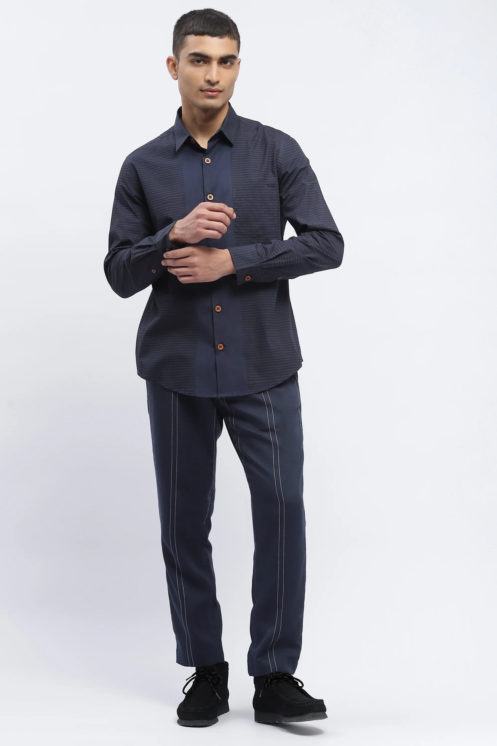 Engineered Blockprint Shirt