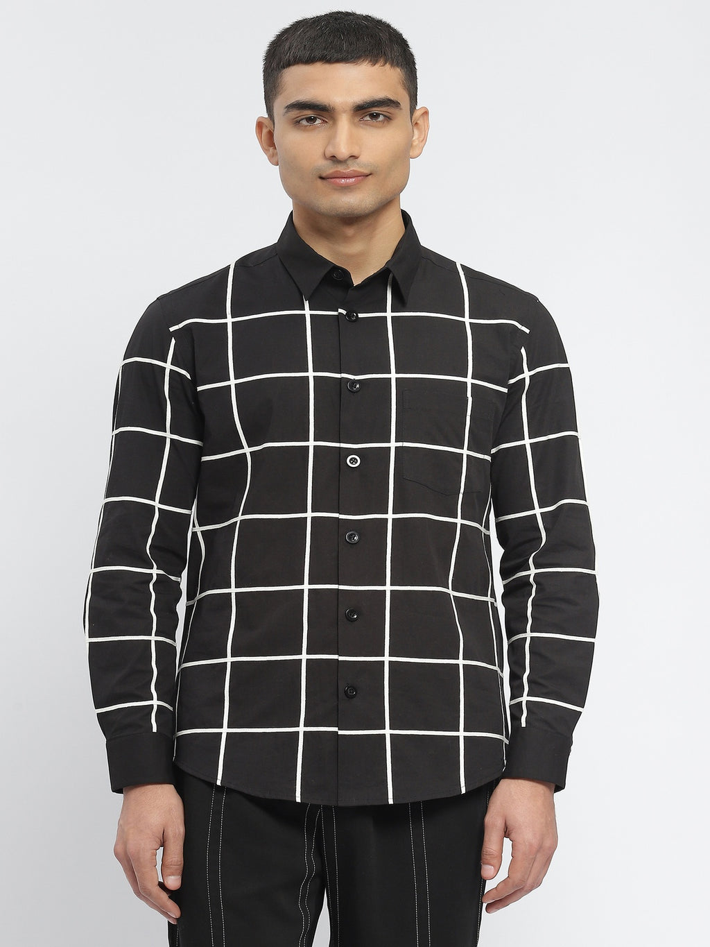 Applique Checks Shirt