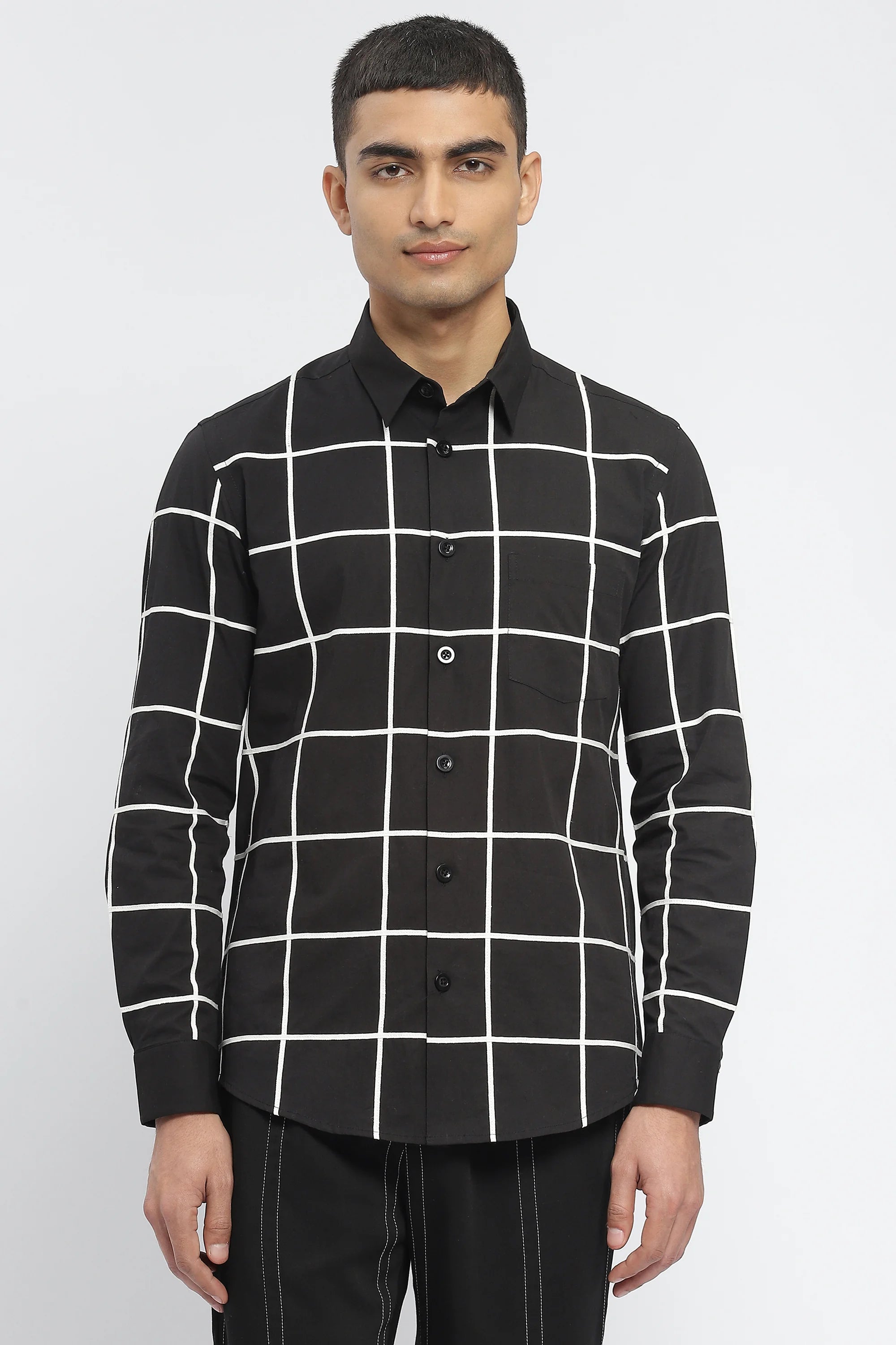 Applique Checks Shirt
