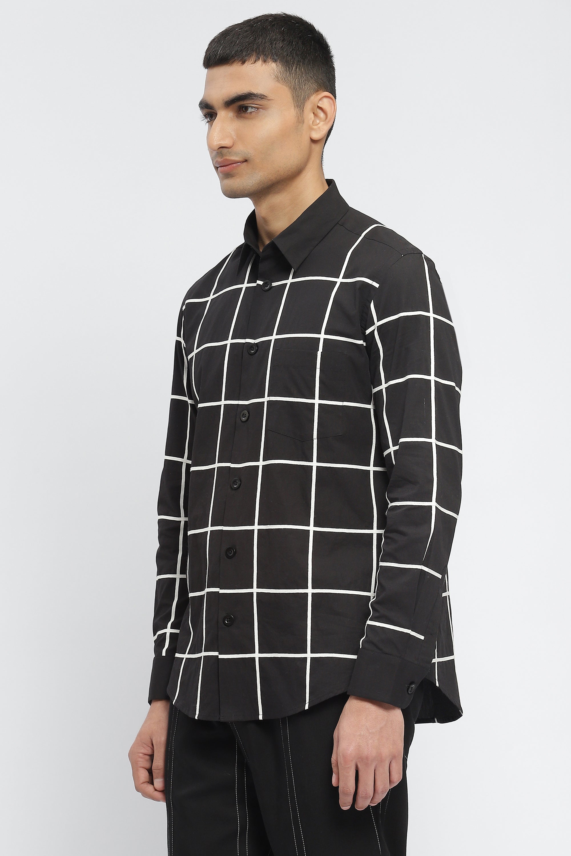 Applique Checks Shirt