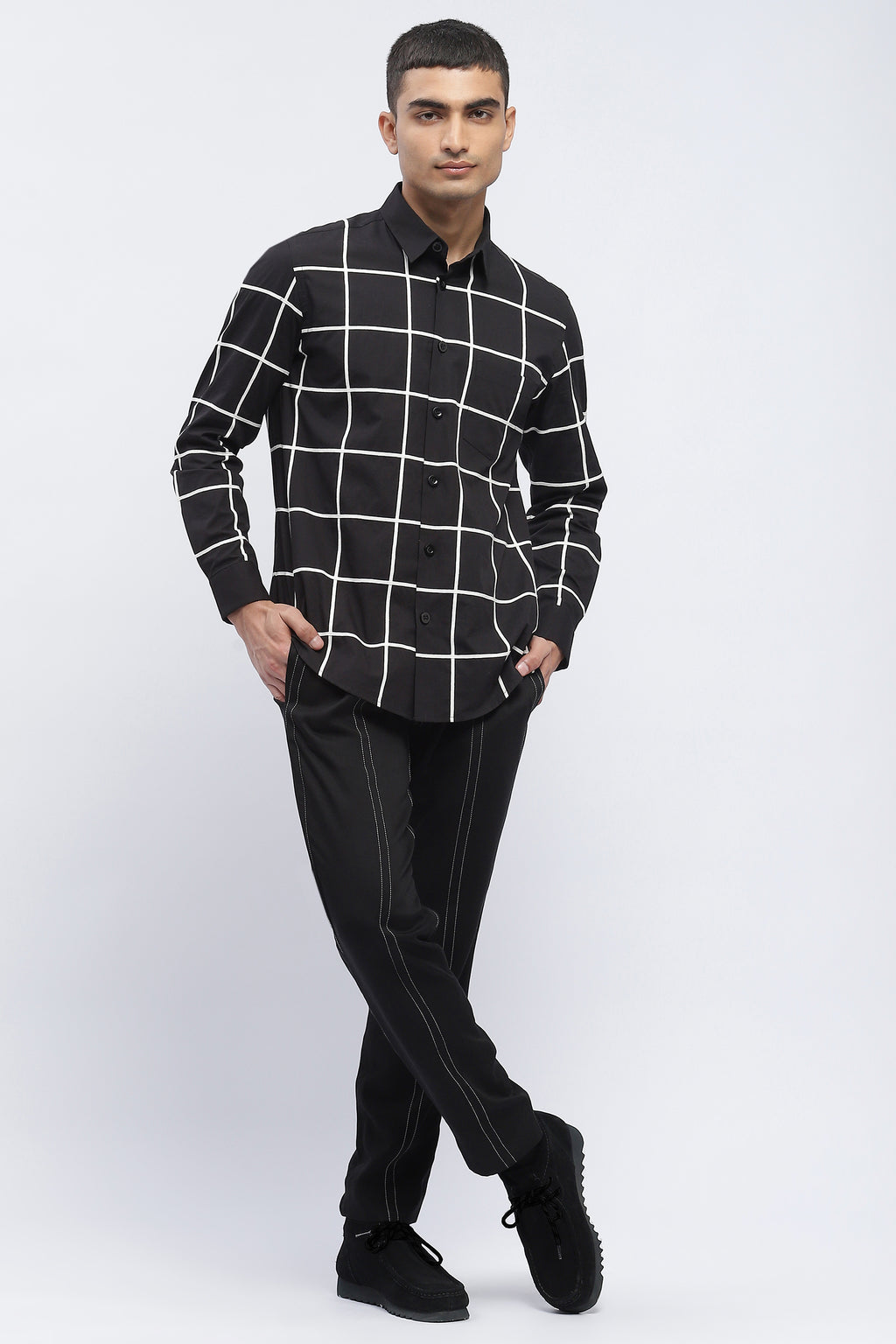 Applique Checks Shirt