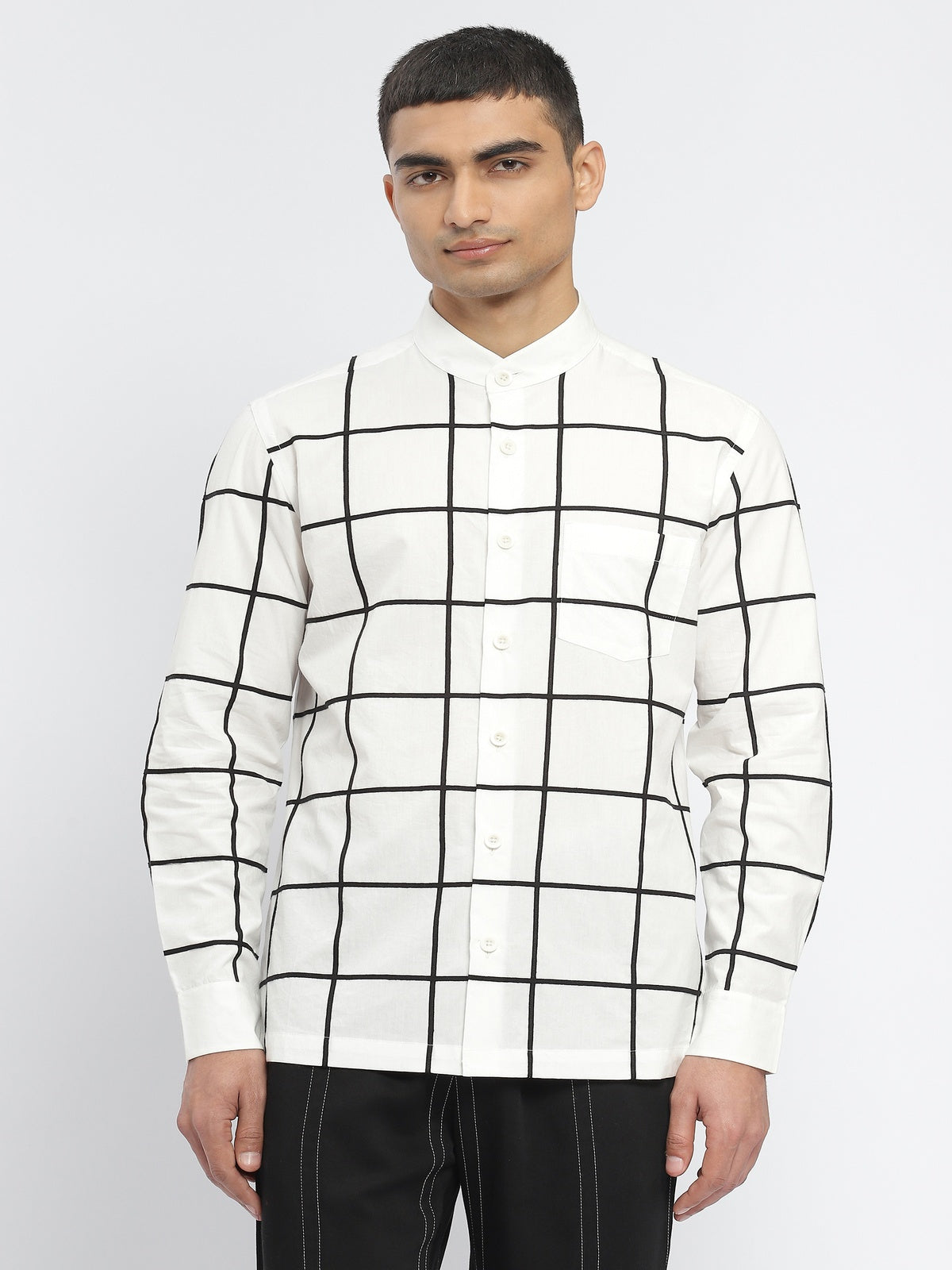 Applique Checks Shirt