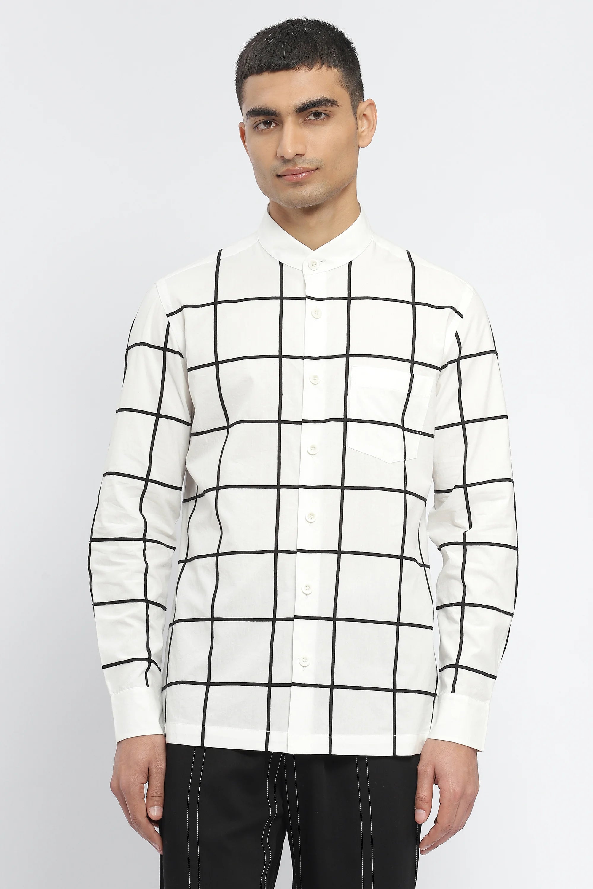 Applique Checks Shirt