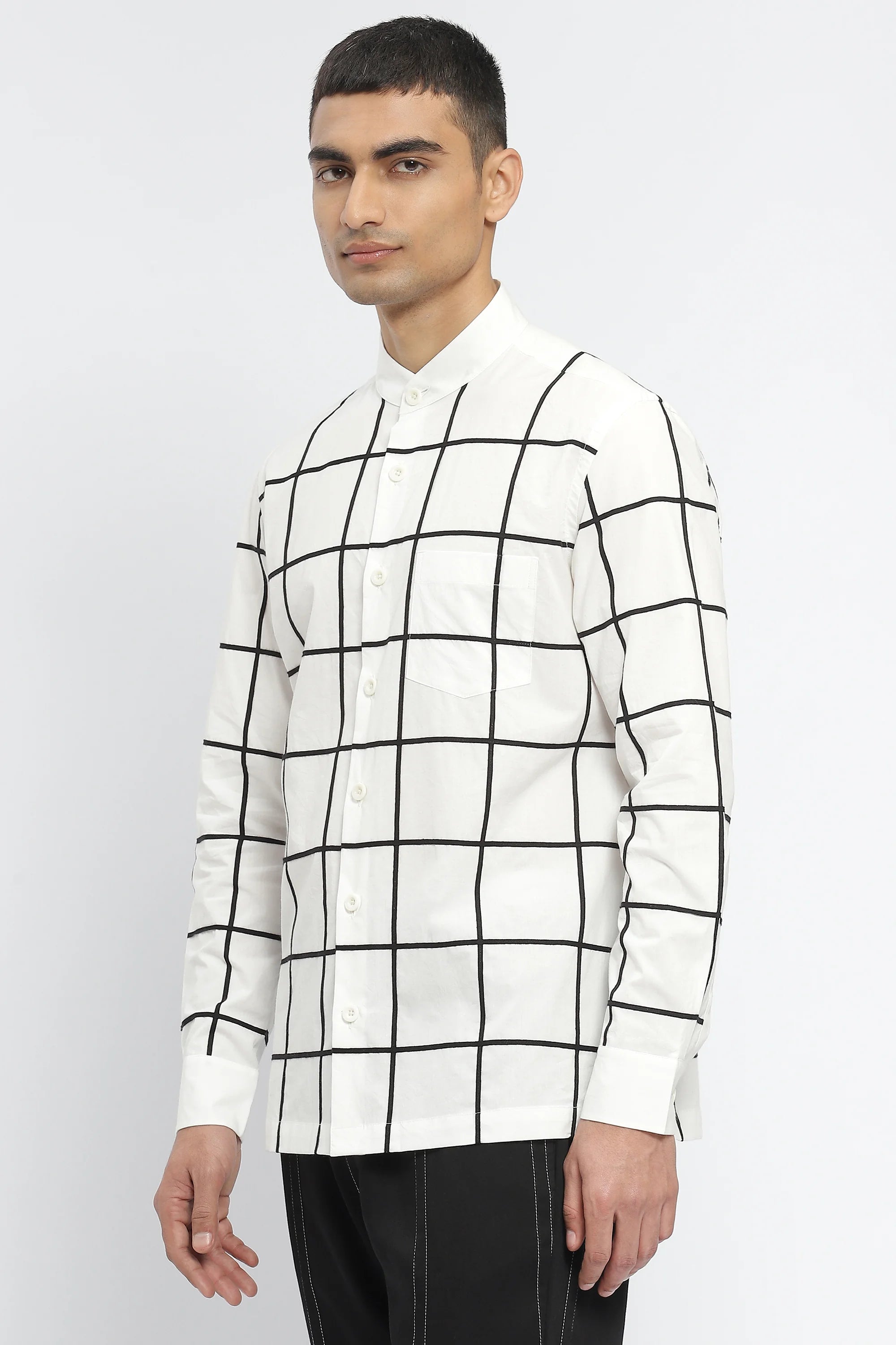 Applique Checks Shirt