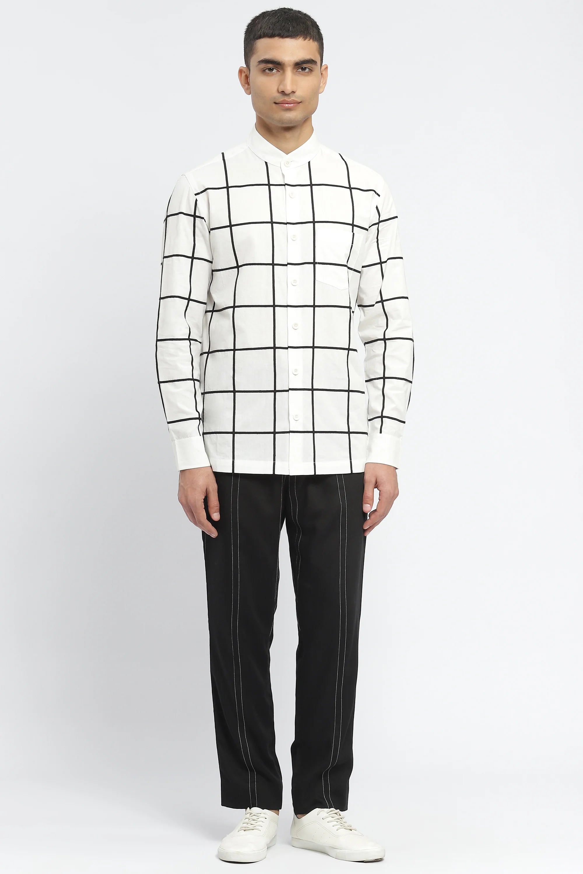 Applique Checks Shirt