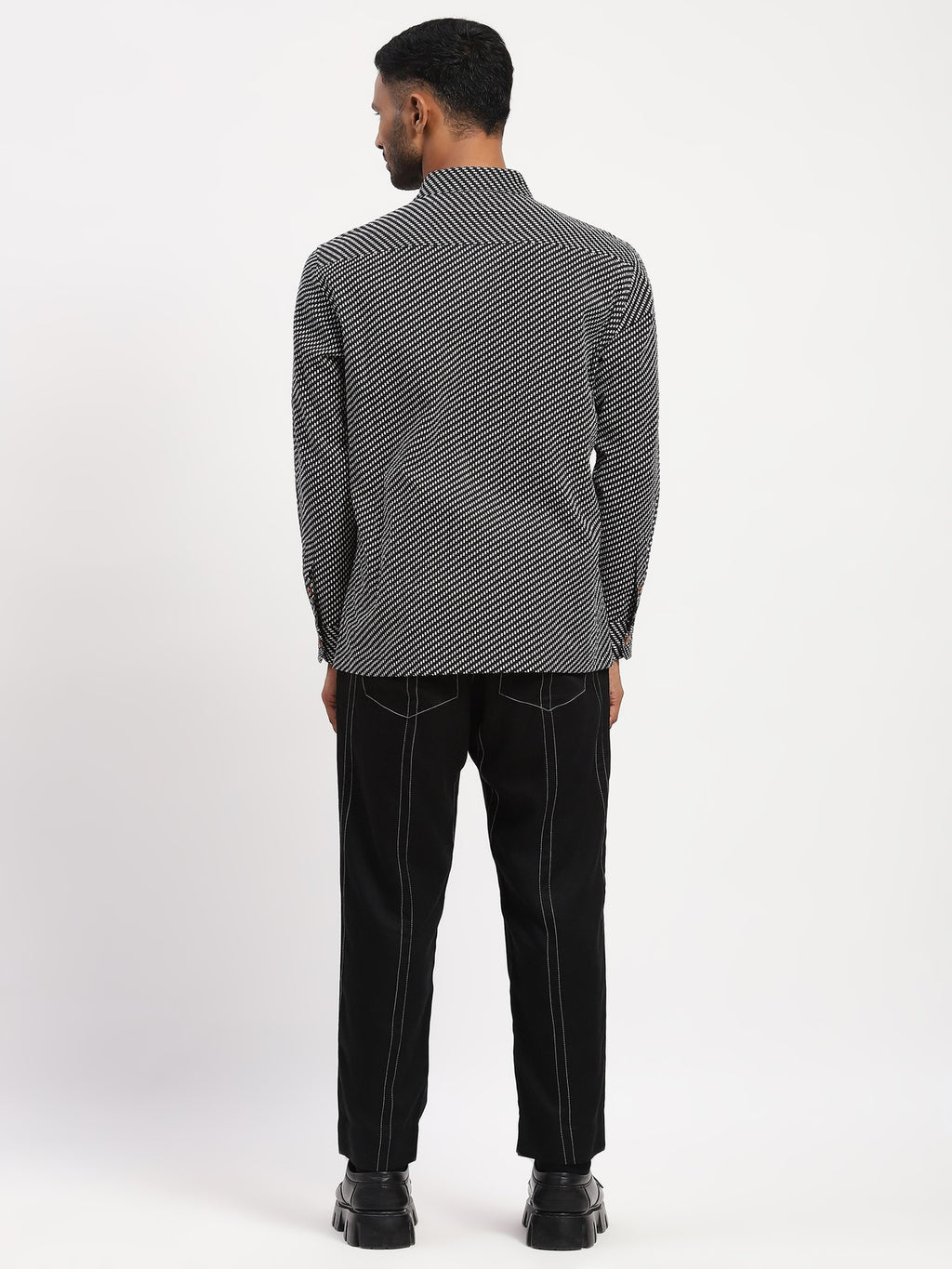 Diagonal Print Shirt
