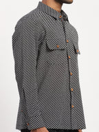 Diagonal Print Shirt