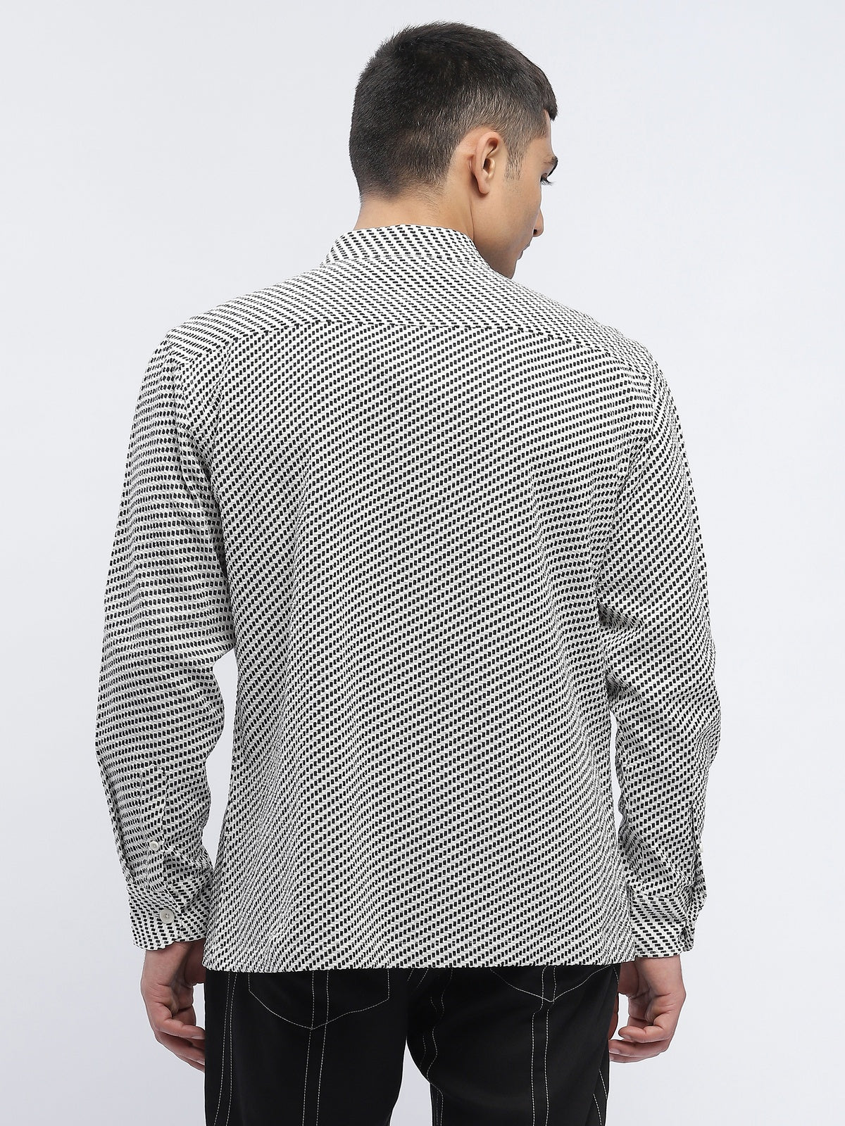 Diagonal Print Shirt