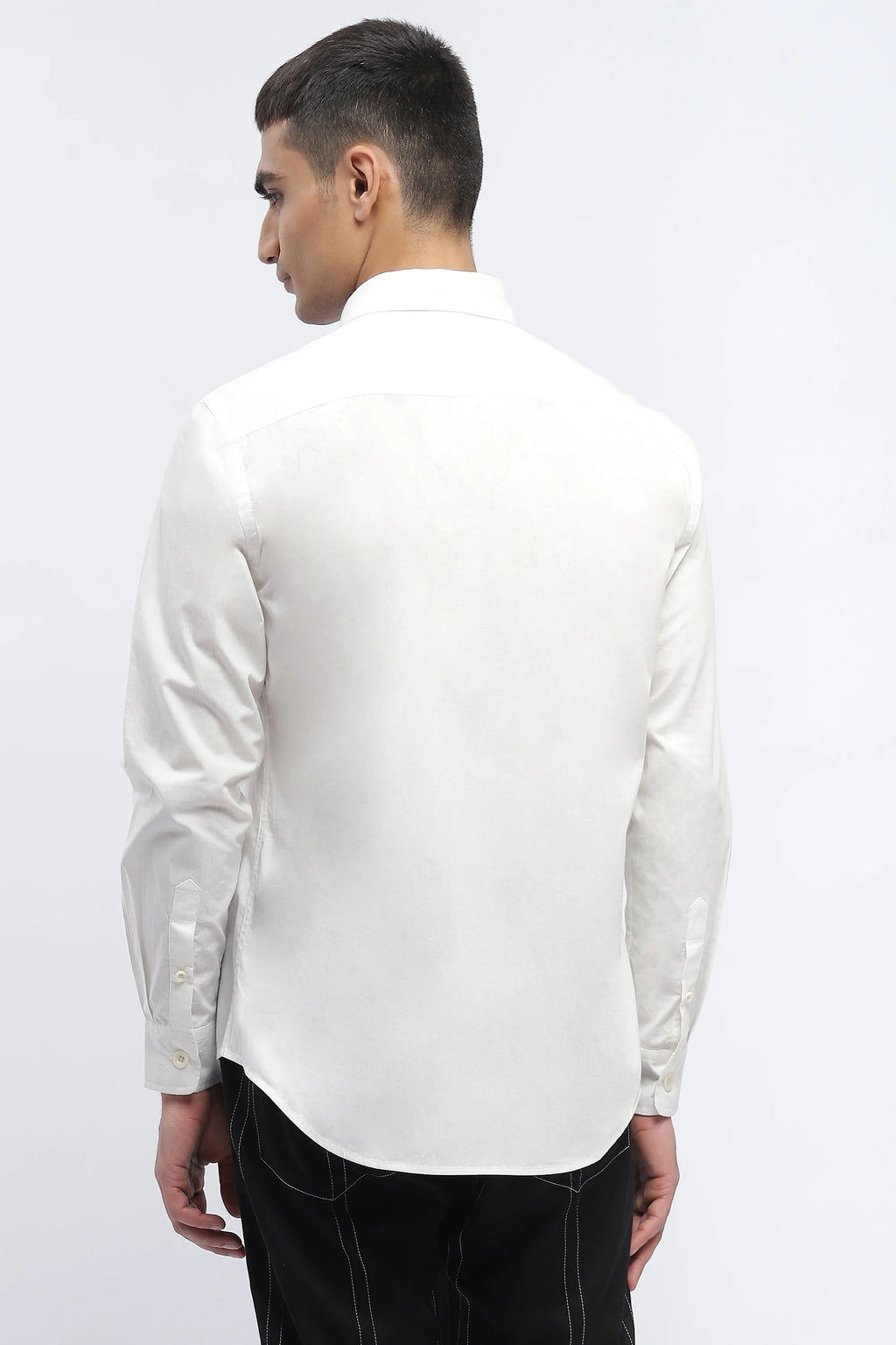 Center Stripe Block Print Shirt