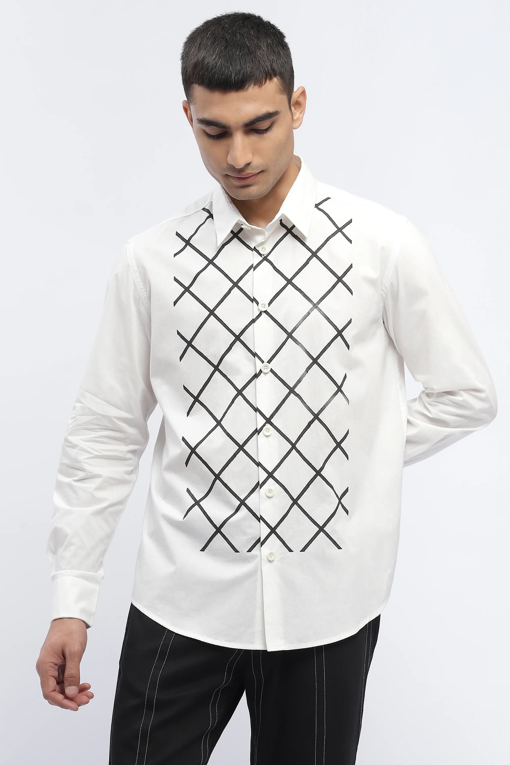 Blockprint Trellis Shirt