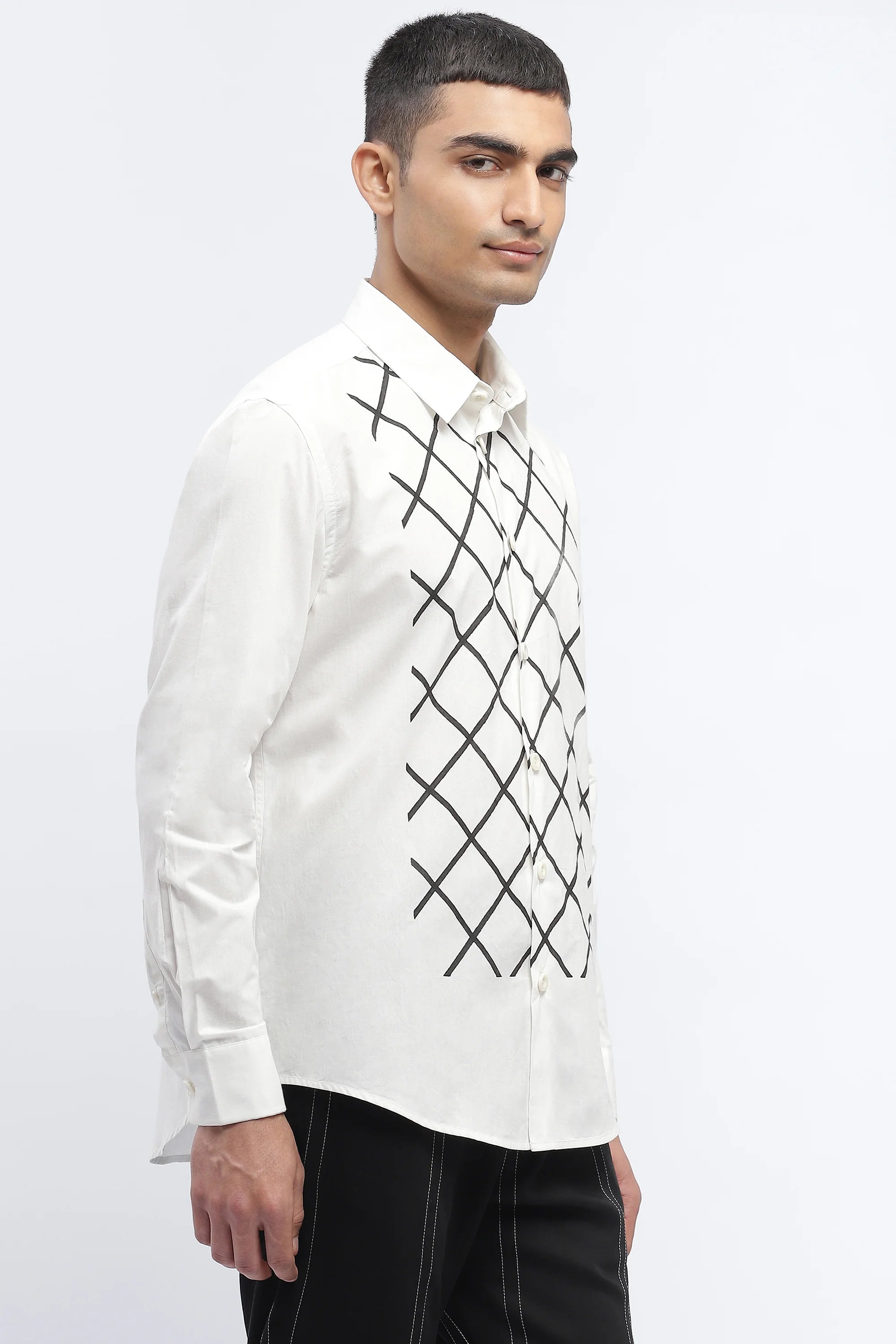 Blockprint Trellis Shirt