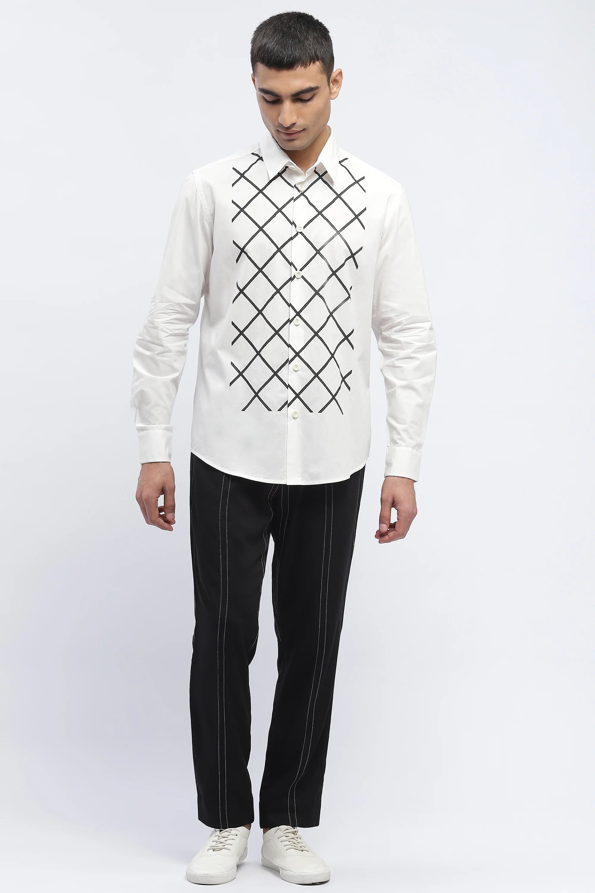 Blockprint Trellis Shirt