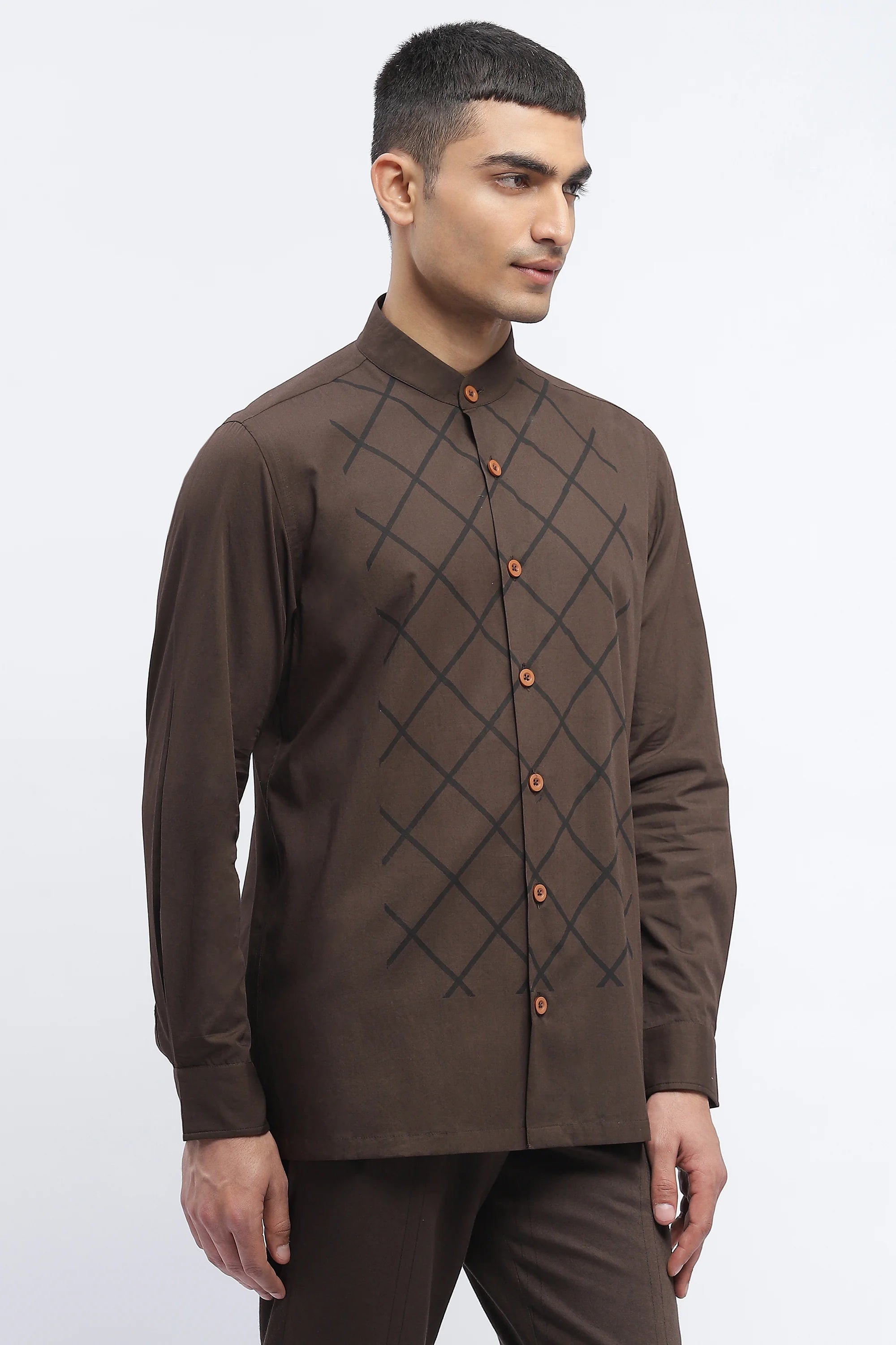 Blockprint Trellis Shirt