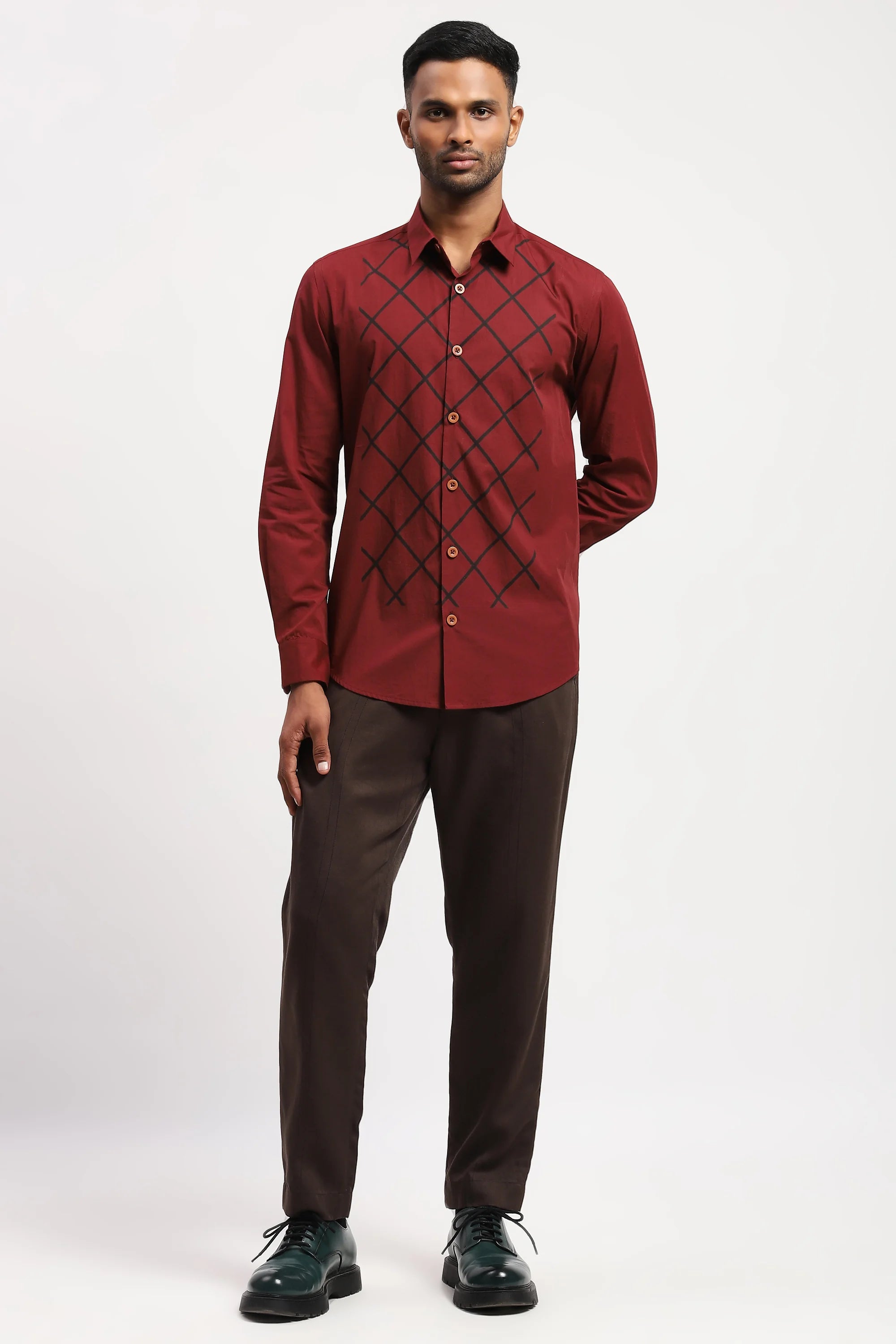 Blockprint Trellis Shirt
