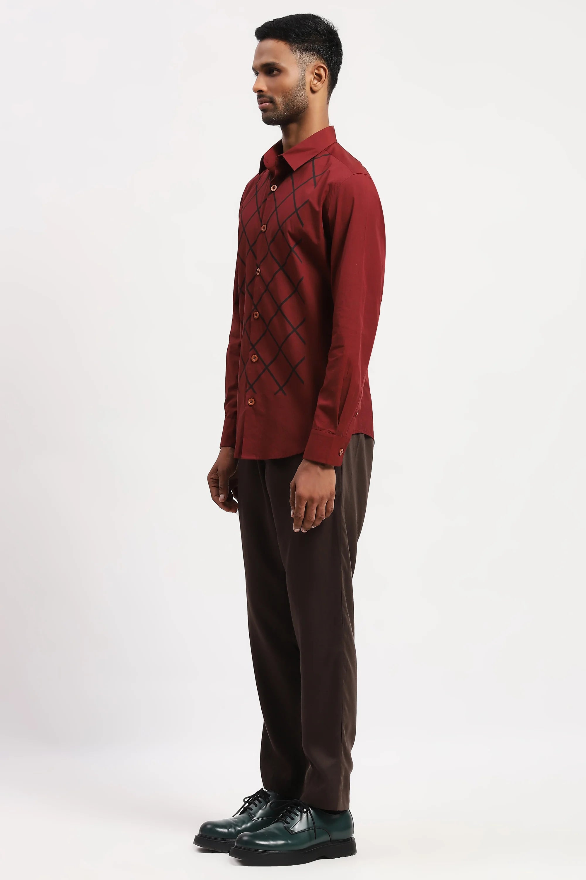 Blockprint Trellis Shirt