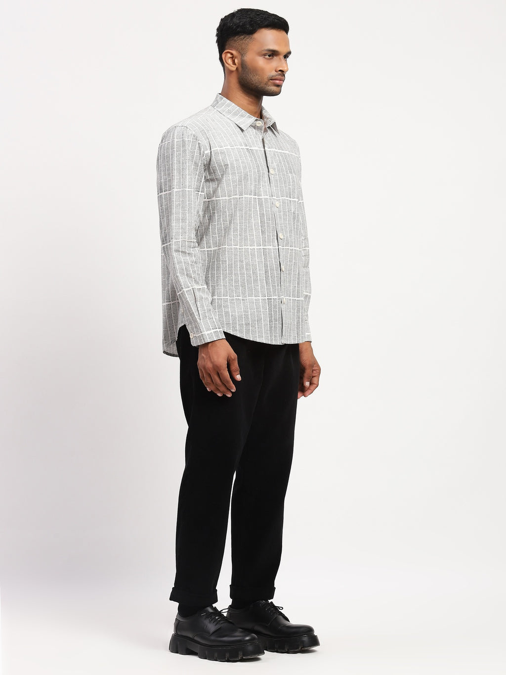 Blockprint Rows Shirt