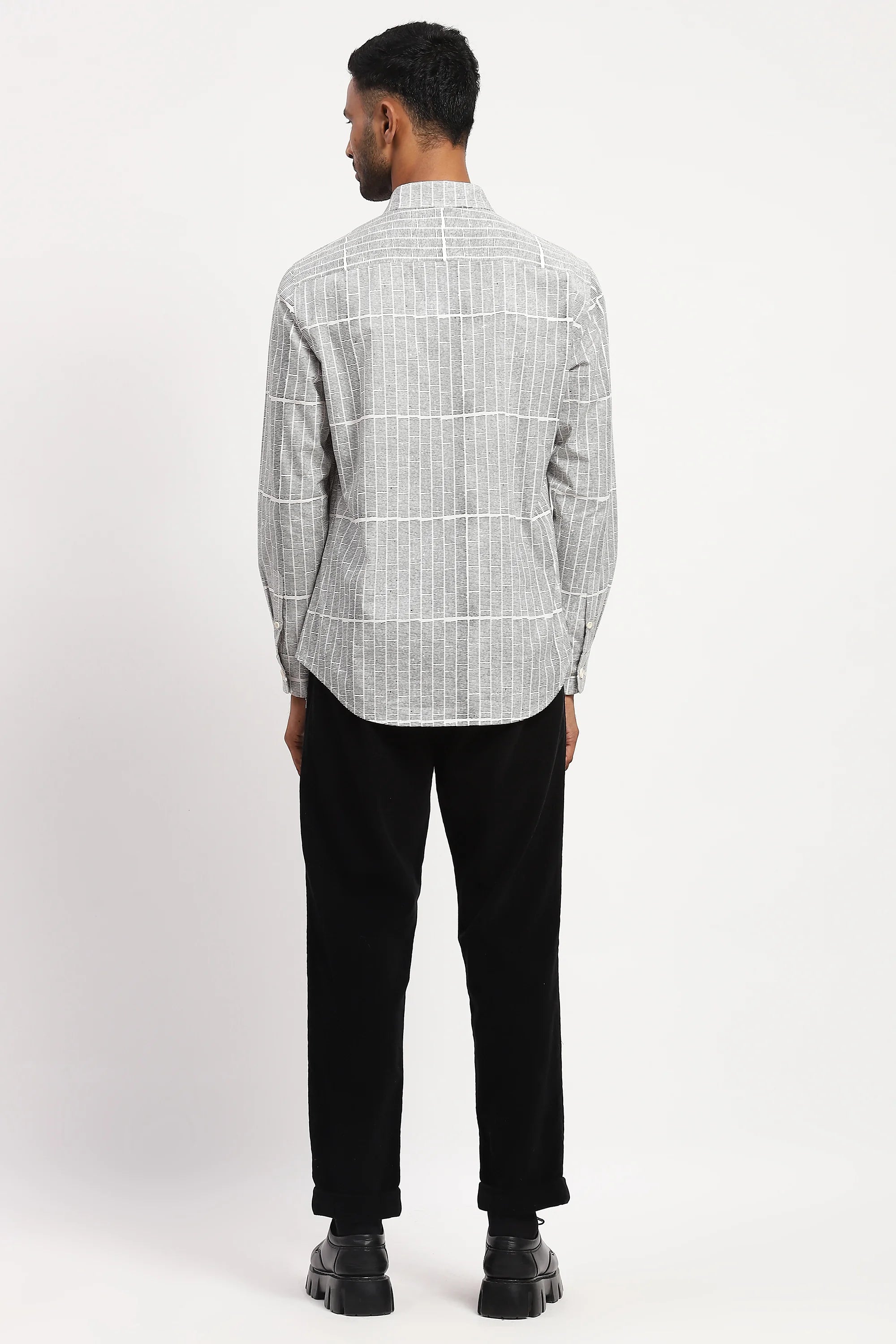 Blockprint Rows Shirt
