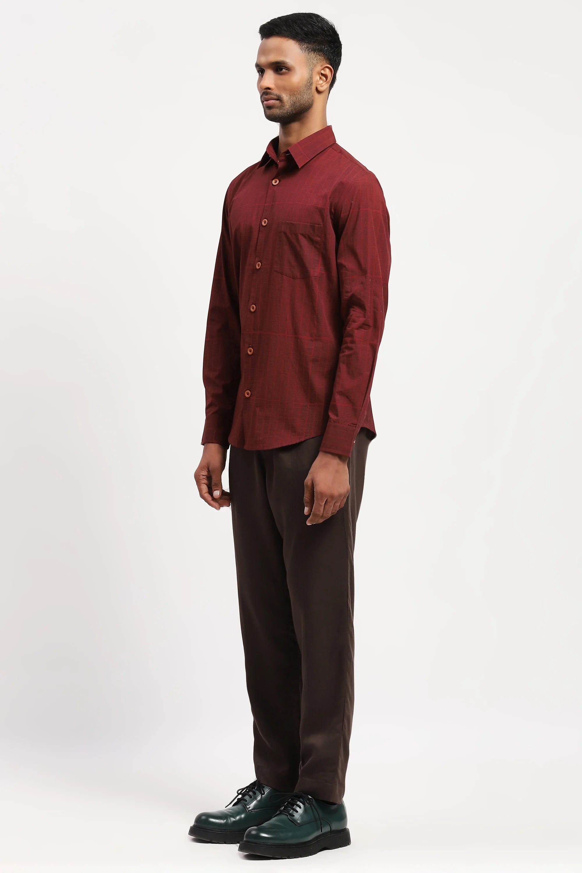 Blockprint Rows Shirt