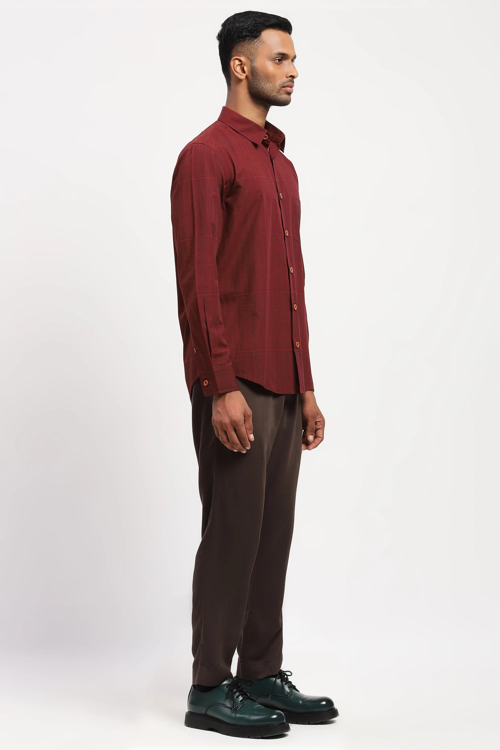 Blockprint Rows Shirt