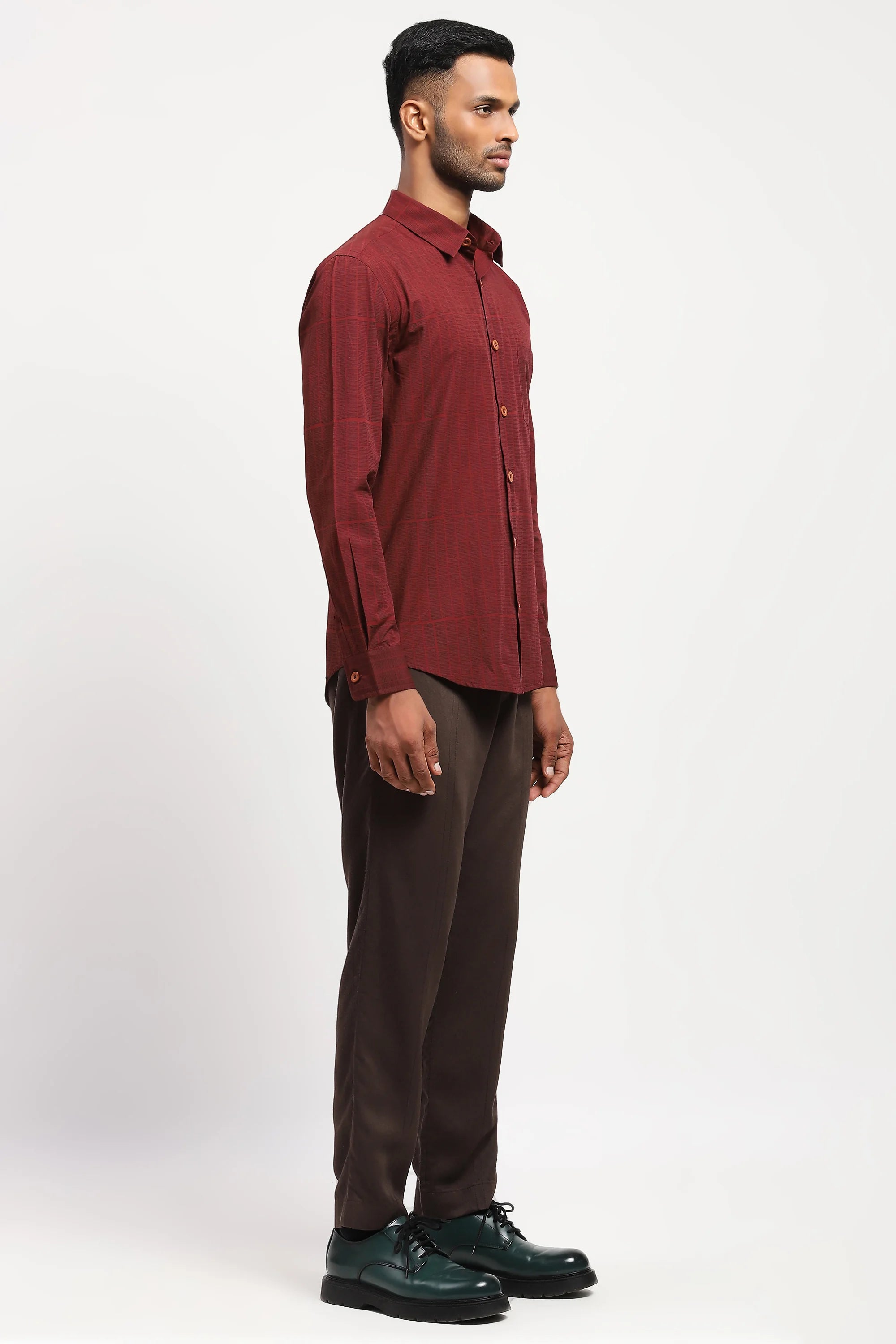Blockprint Rows Shirt