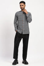 Blockprint Rows Shirt