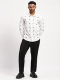Dot Embroidered Shirt