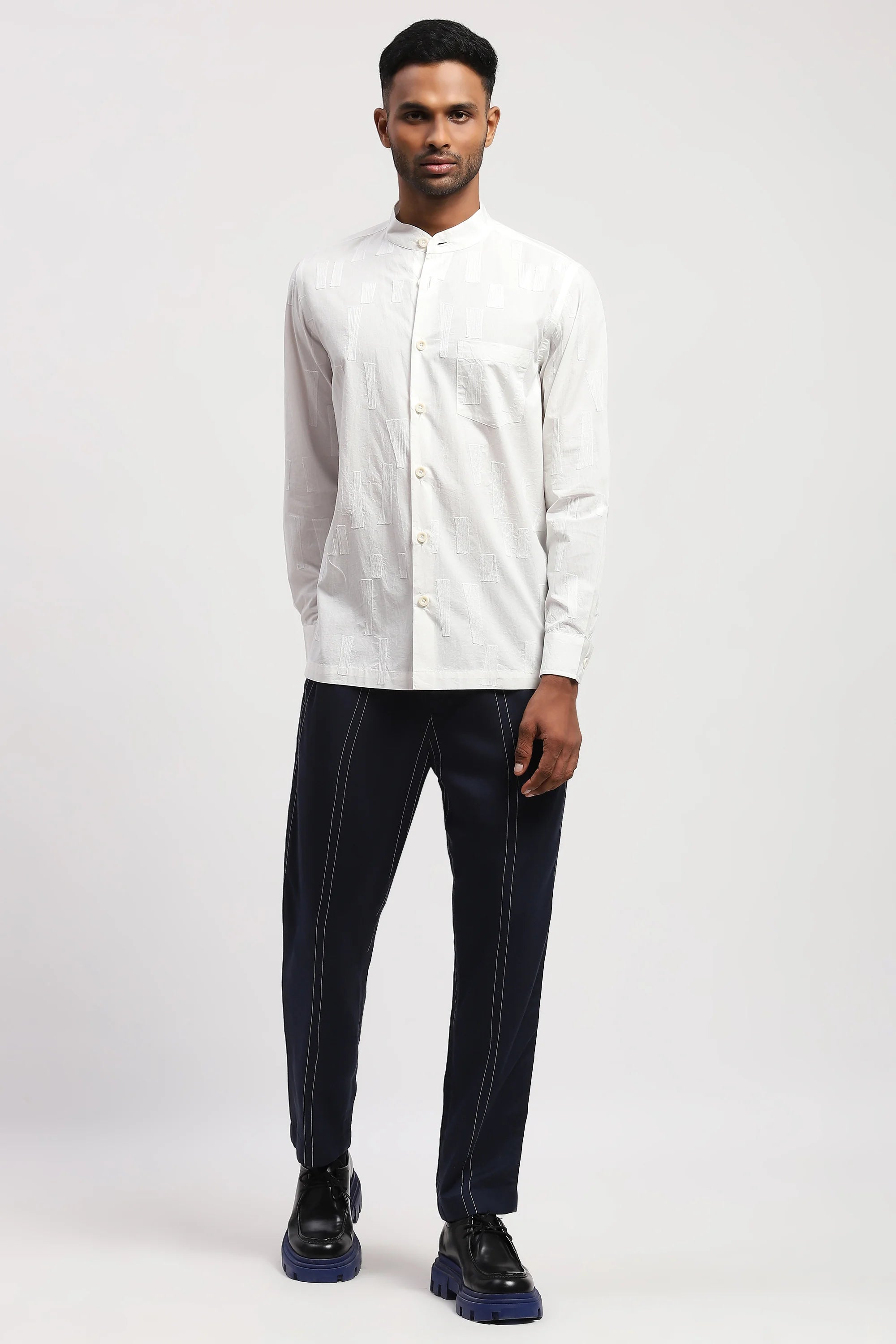 Crewel Embroidered Shirt