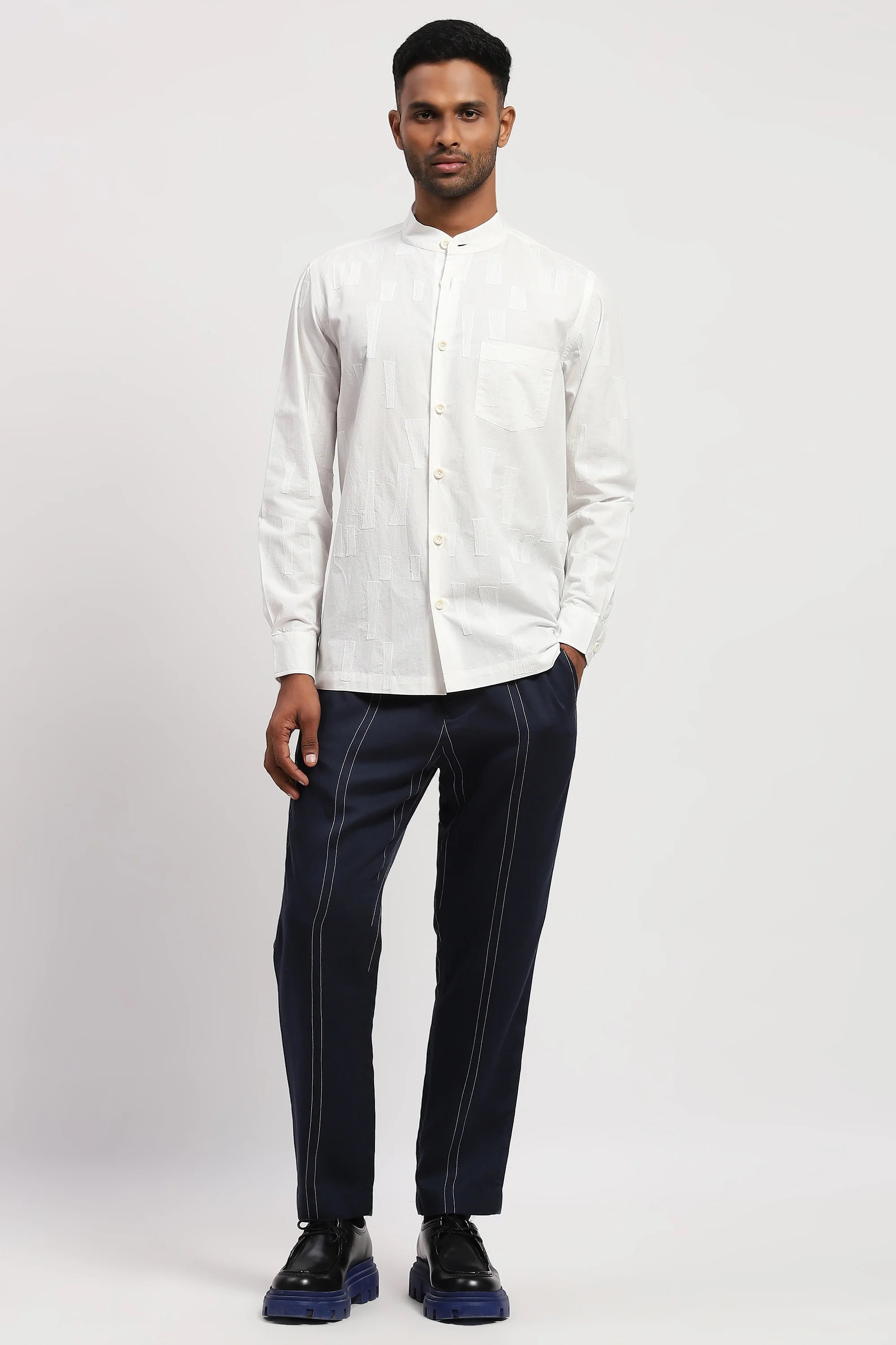 Crewel Embroidered Shirt