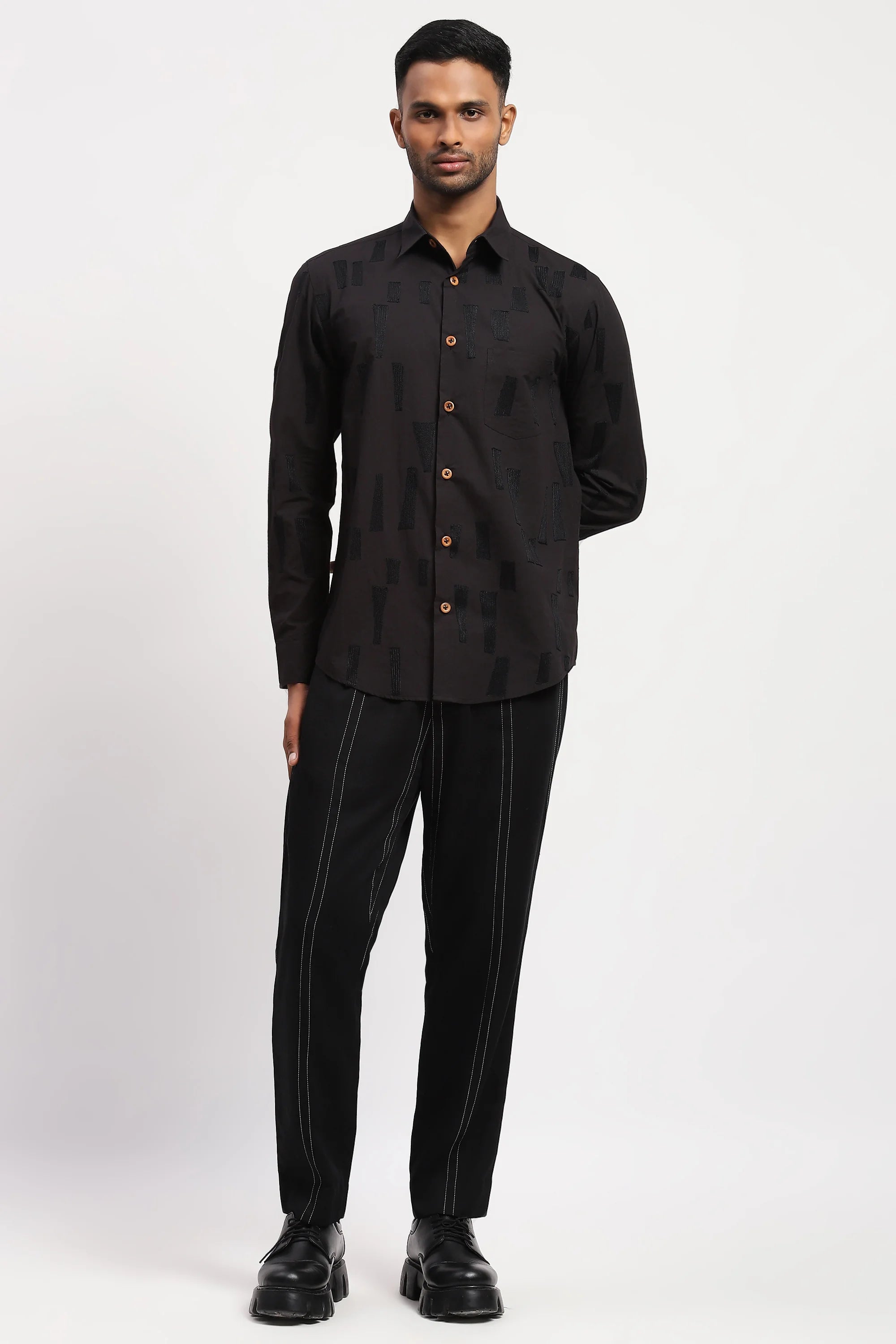 Crewel Embroidered Shirt
