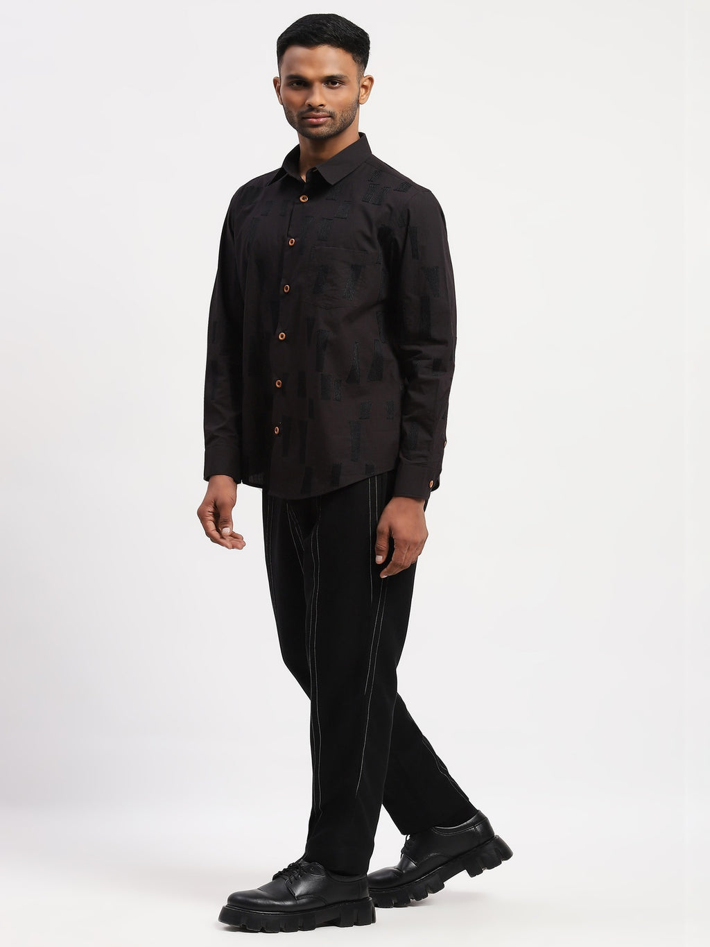 Crewel Embroidered Shirt