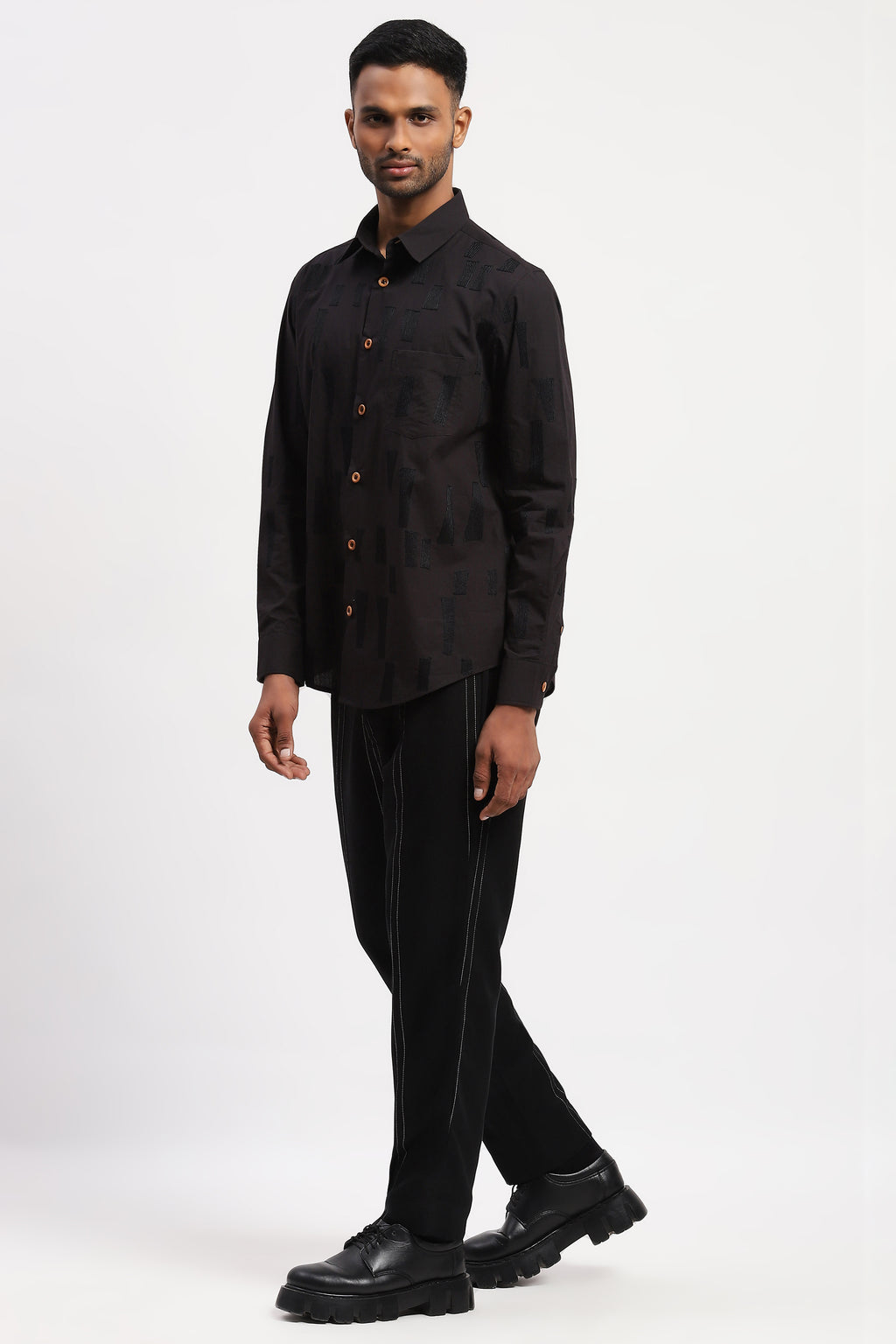 Crewel Embroidered Shirt